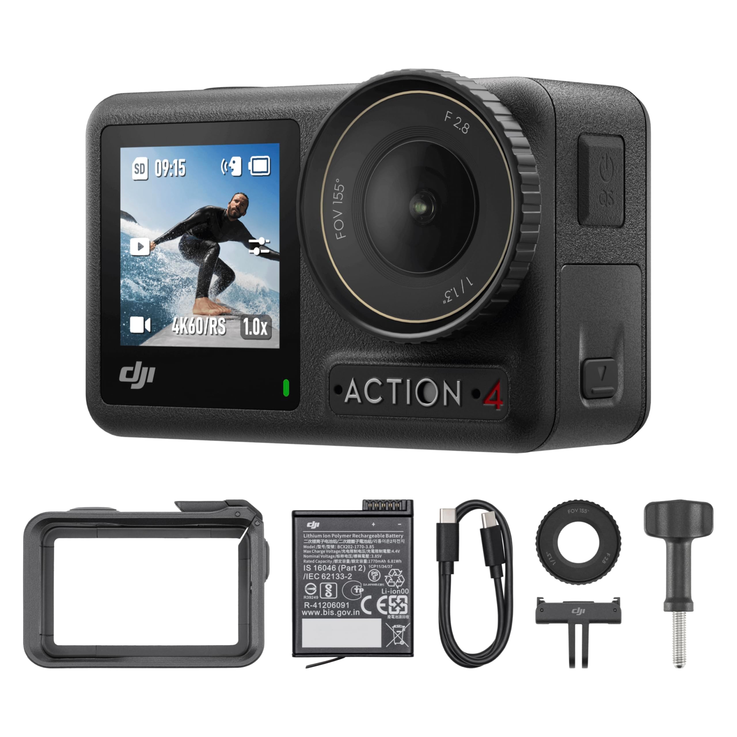 Osmo Action 4 Essential zestaw combo z 4K wodoodporny kamera