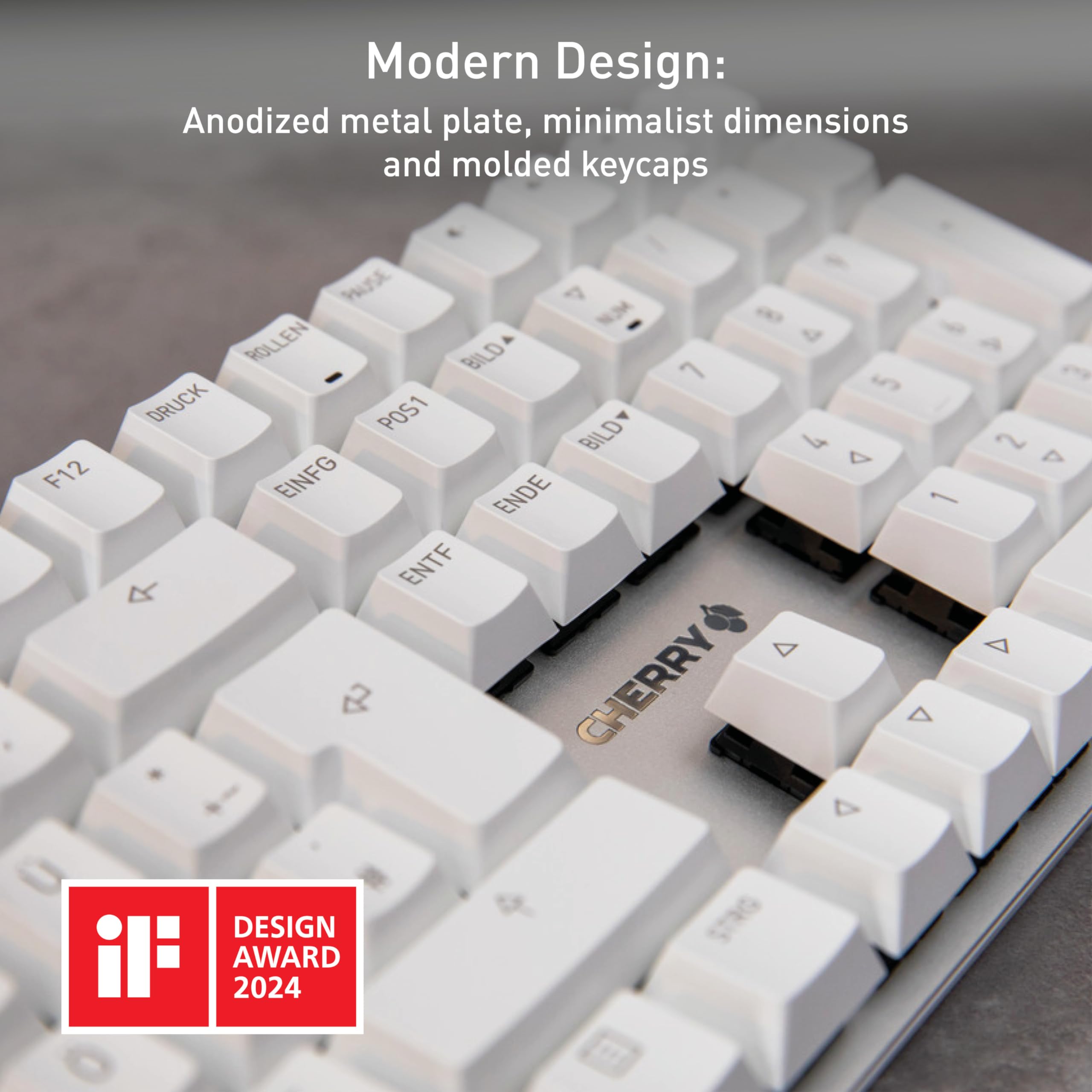 Kc 200 Mx Wired Mechanical Keyboard, nowoczesny aluminium