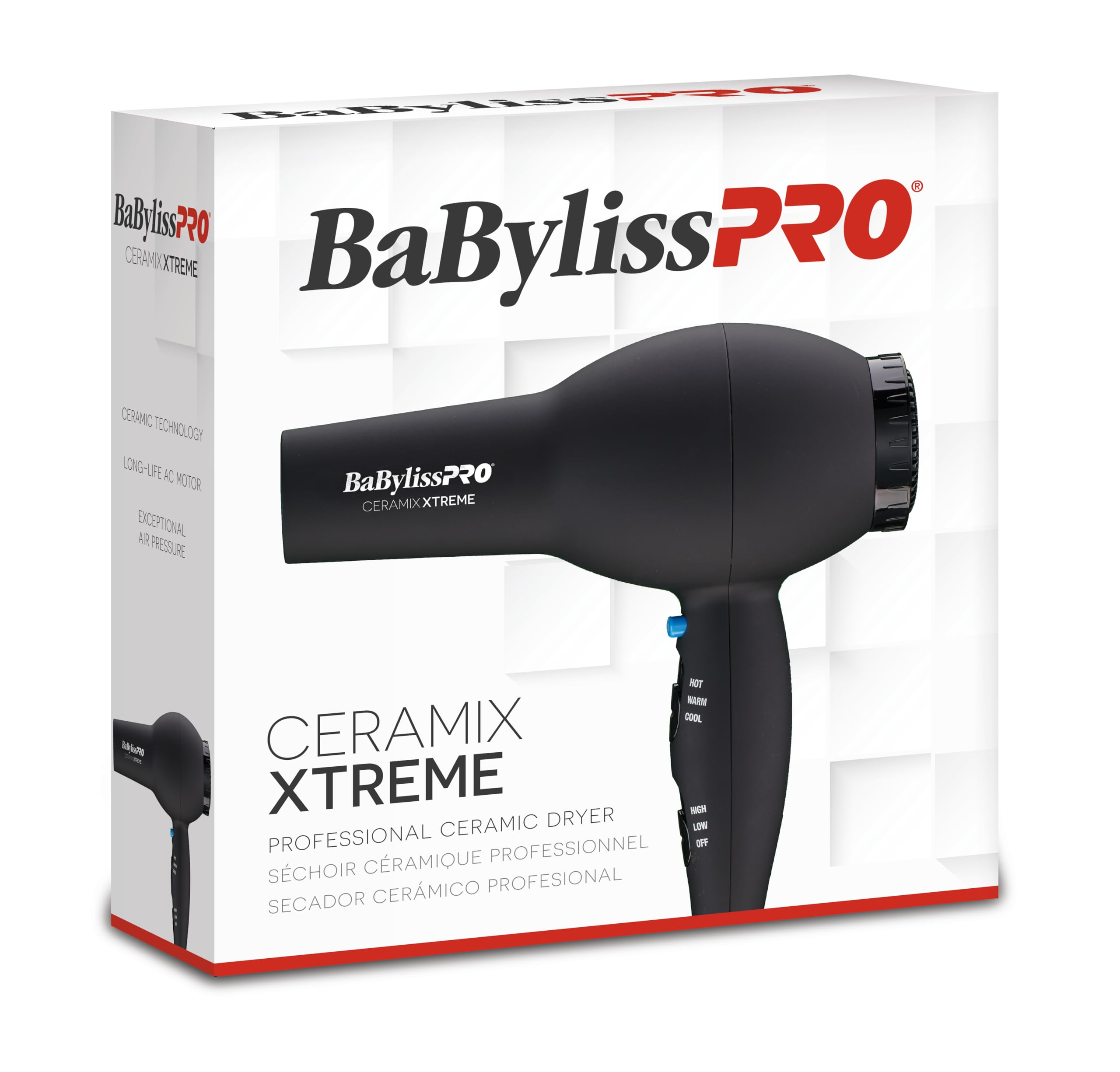 Ceramix Xtreme włosów suszarka, Powerful i lekki