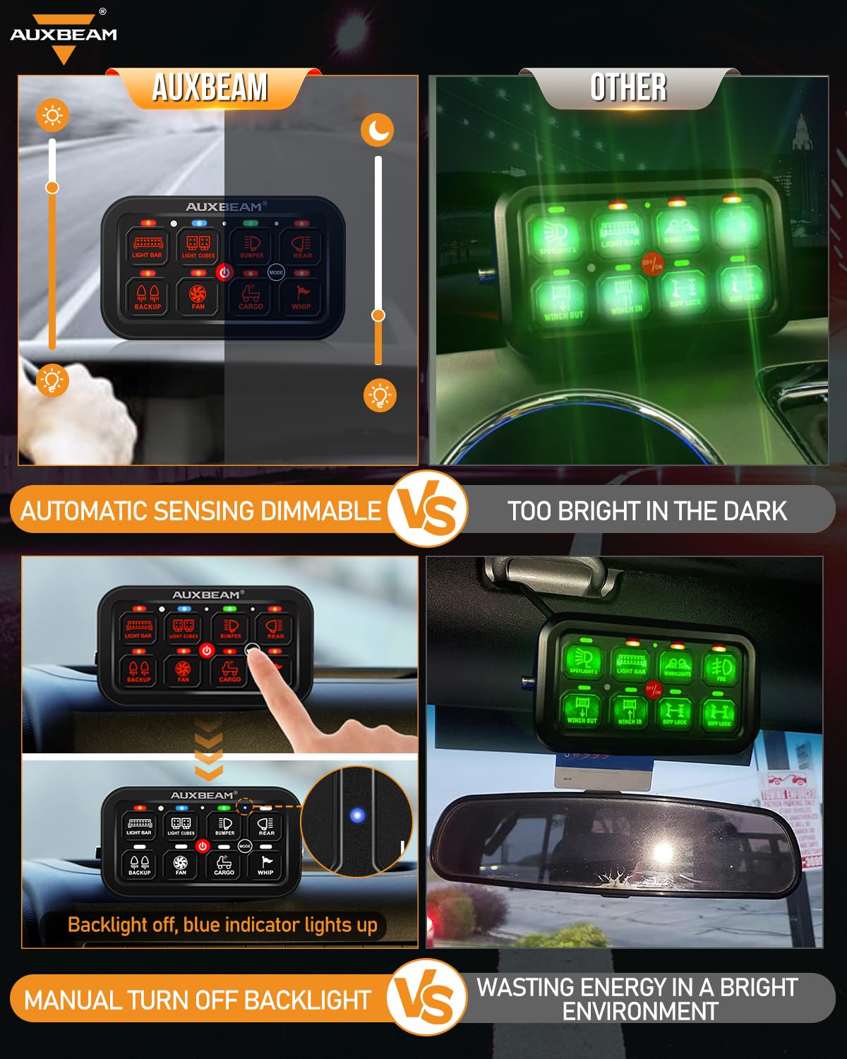 1787581976_HjWZcT9n Switch, 8 Gang, Panel, RGB Dimmable wodoodporny Switch