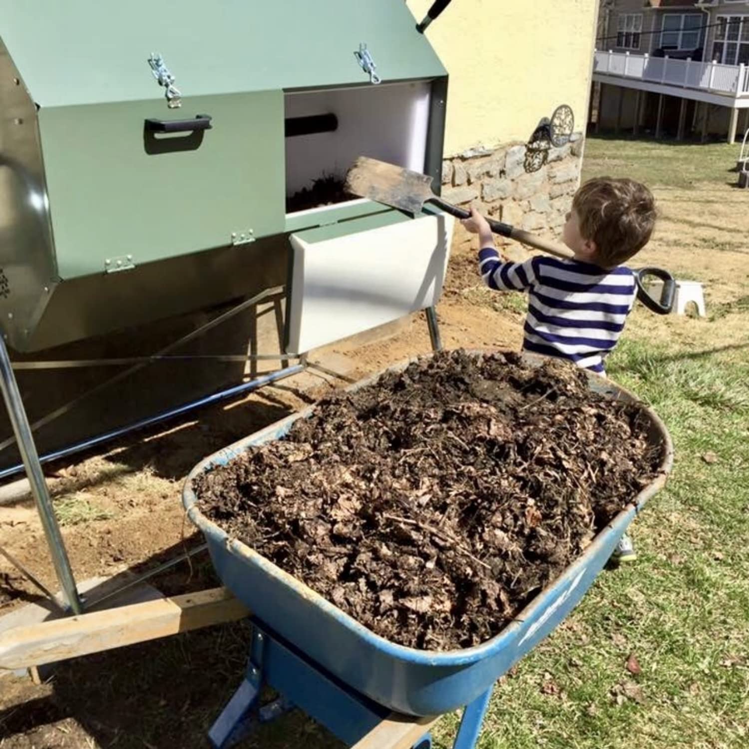 1787585287_jT9Ep6WF Bin, 70 galon Tumbling Compost, Tumbler