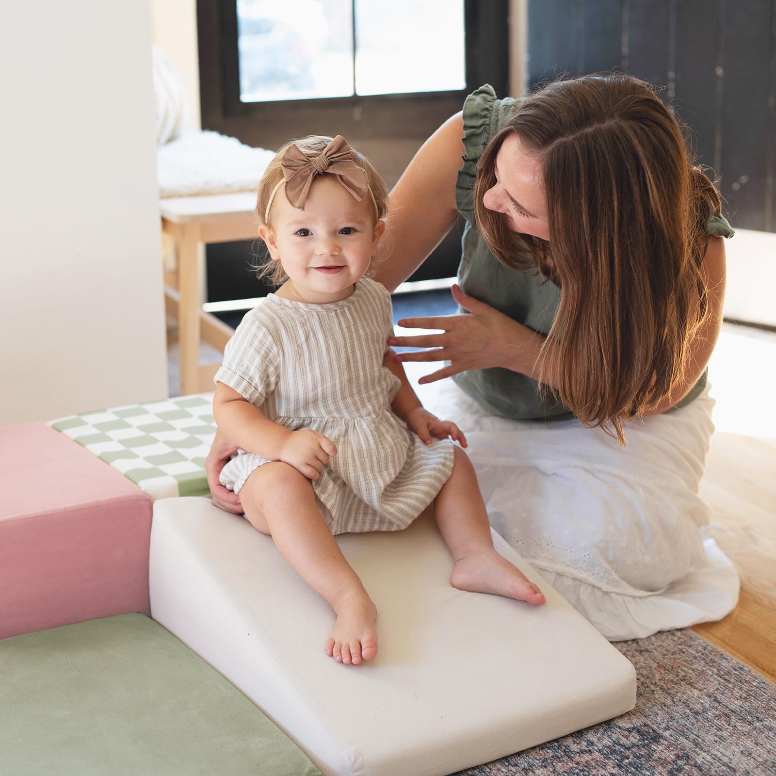 Miękki Foam Climbing Blocks do Toddlers zestaw, 6-elementowy