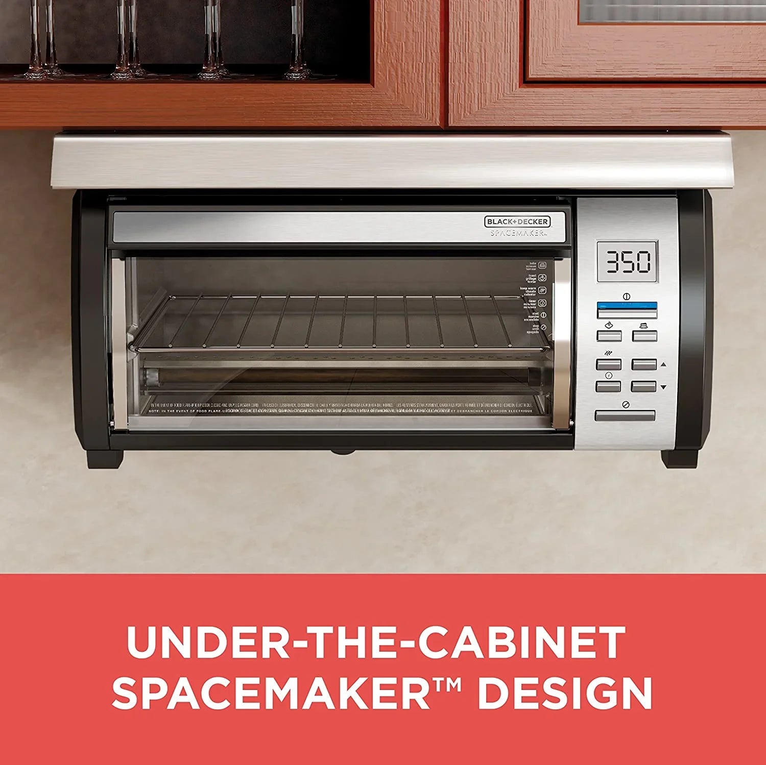 Spacemaker Under-counter Toaster piekarnik, czarny/stal nierdzewna, TROS1000D