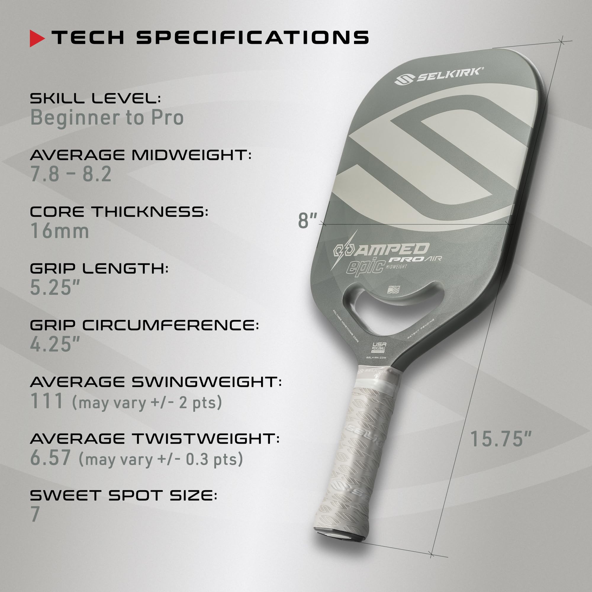 1787592910_79y21vsH Sport Amped Pickleball Paddle z Fiberglass i X5 Core