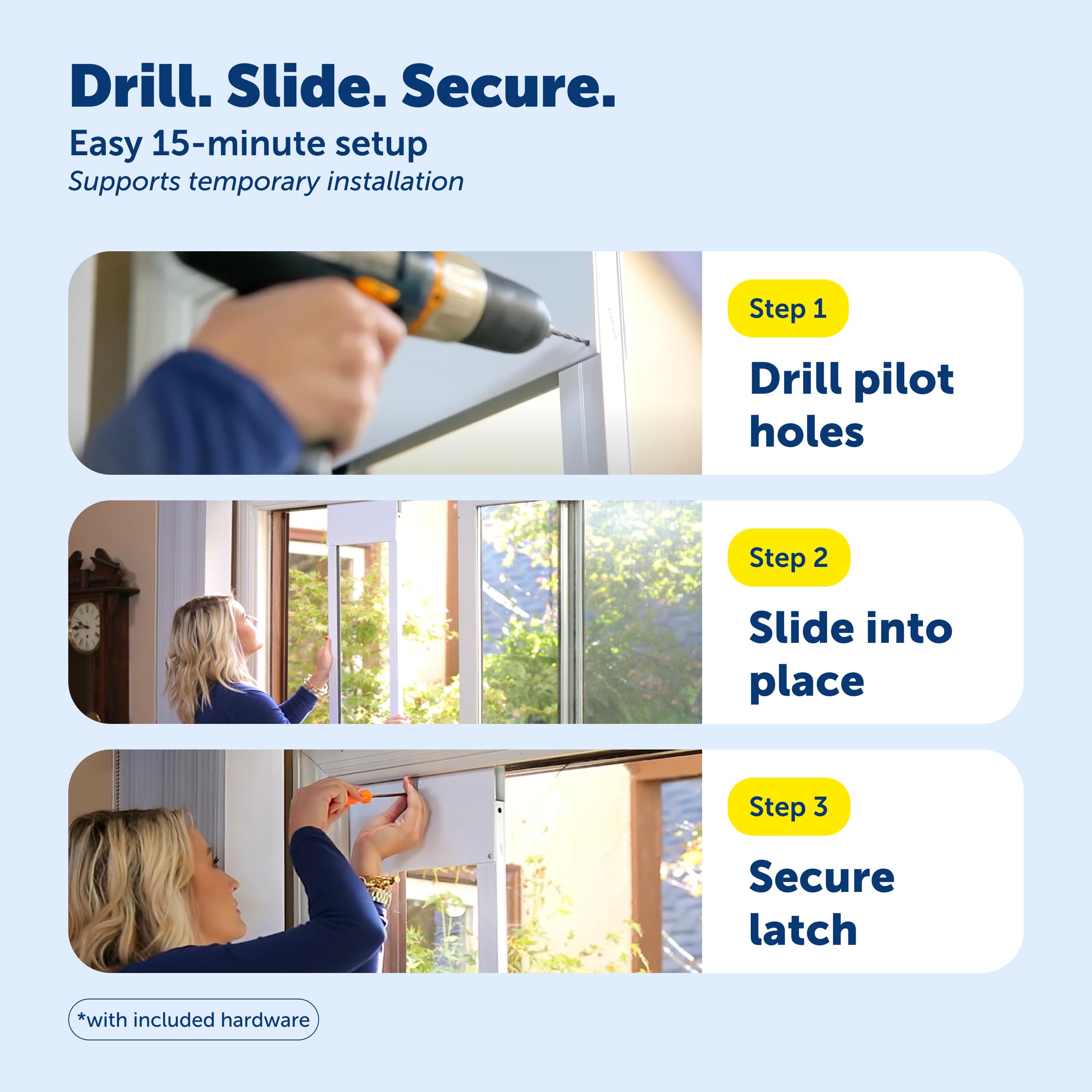 1787596600_sjXBobGX Sliding szklo PET drzwi, Diy Installer do Renters
