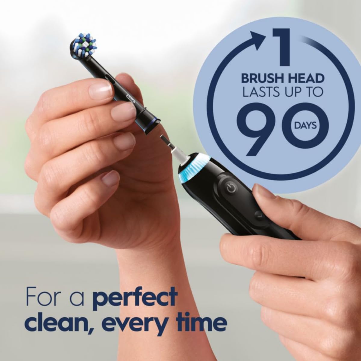 Pro 5000 z Bluetooth elektryczny Toothbrush, czarny