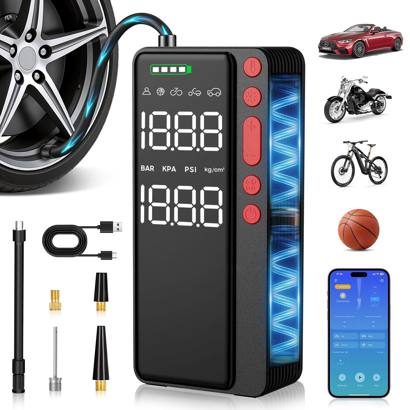 1787600170_iNVDqGmZ Powietrza kompresor, przenośny, opona Inflator z smart App