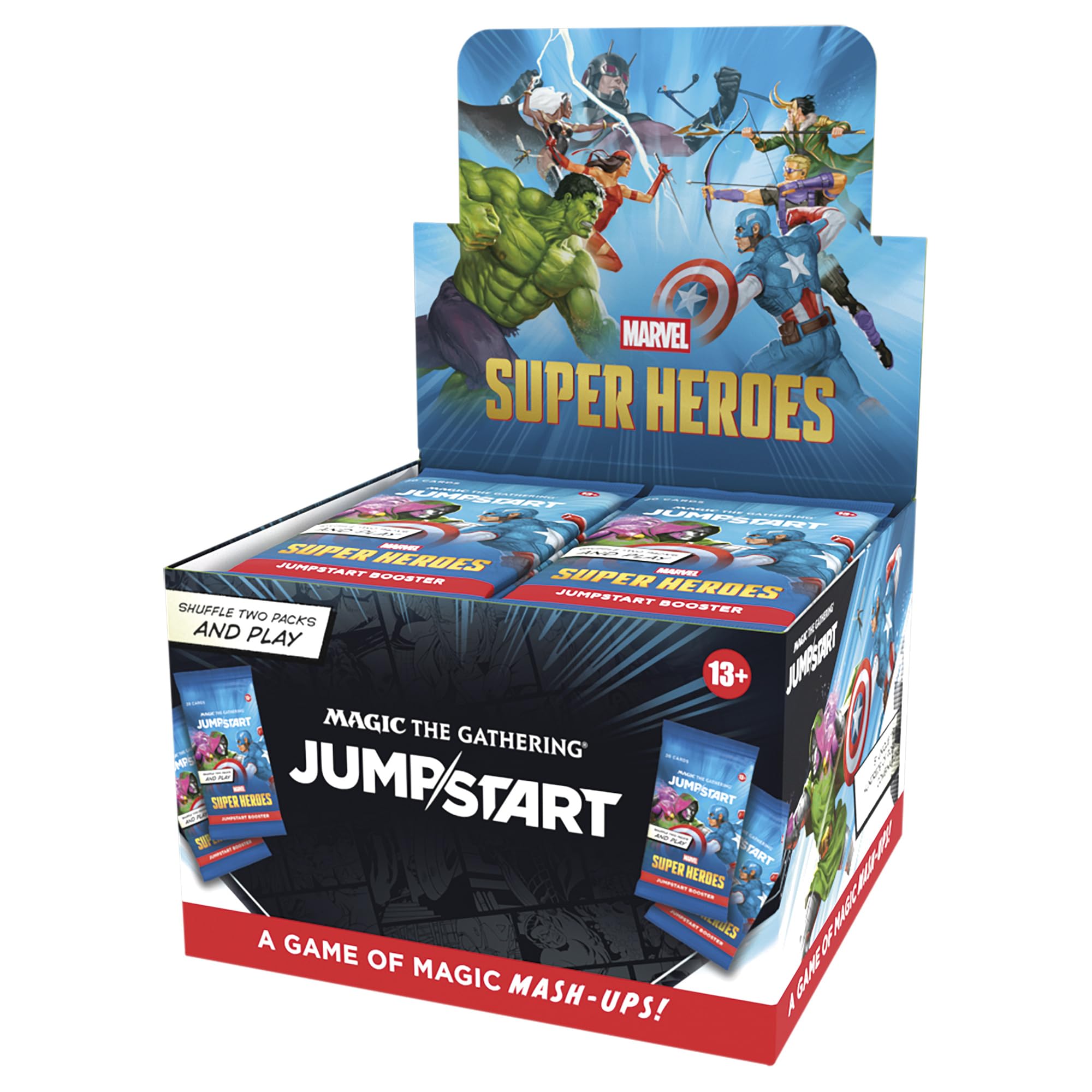 1787600443_TlkwSuqa Magic z Gathering Super Heroes Jumpstart Booster skrzynka, 24 Packs