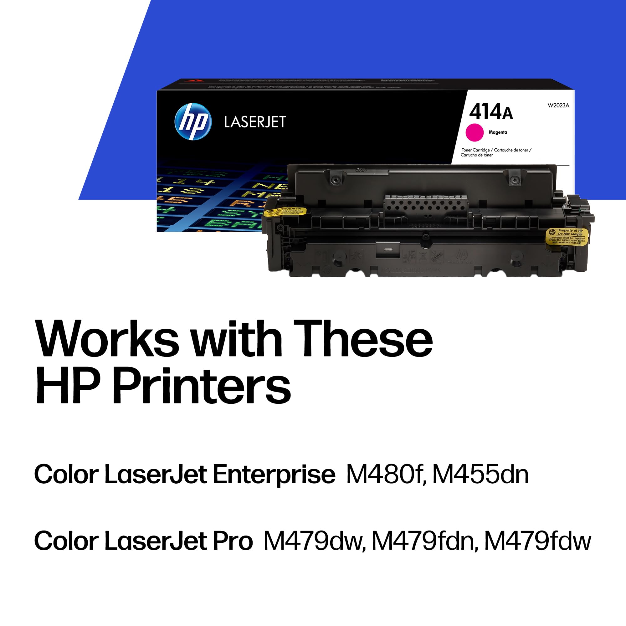 414A Magenta toner wkład, do HP seria