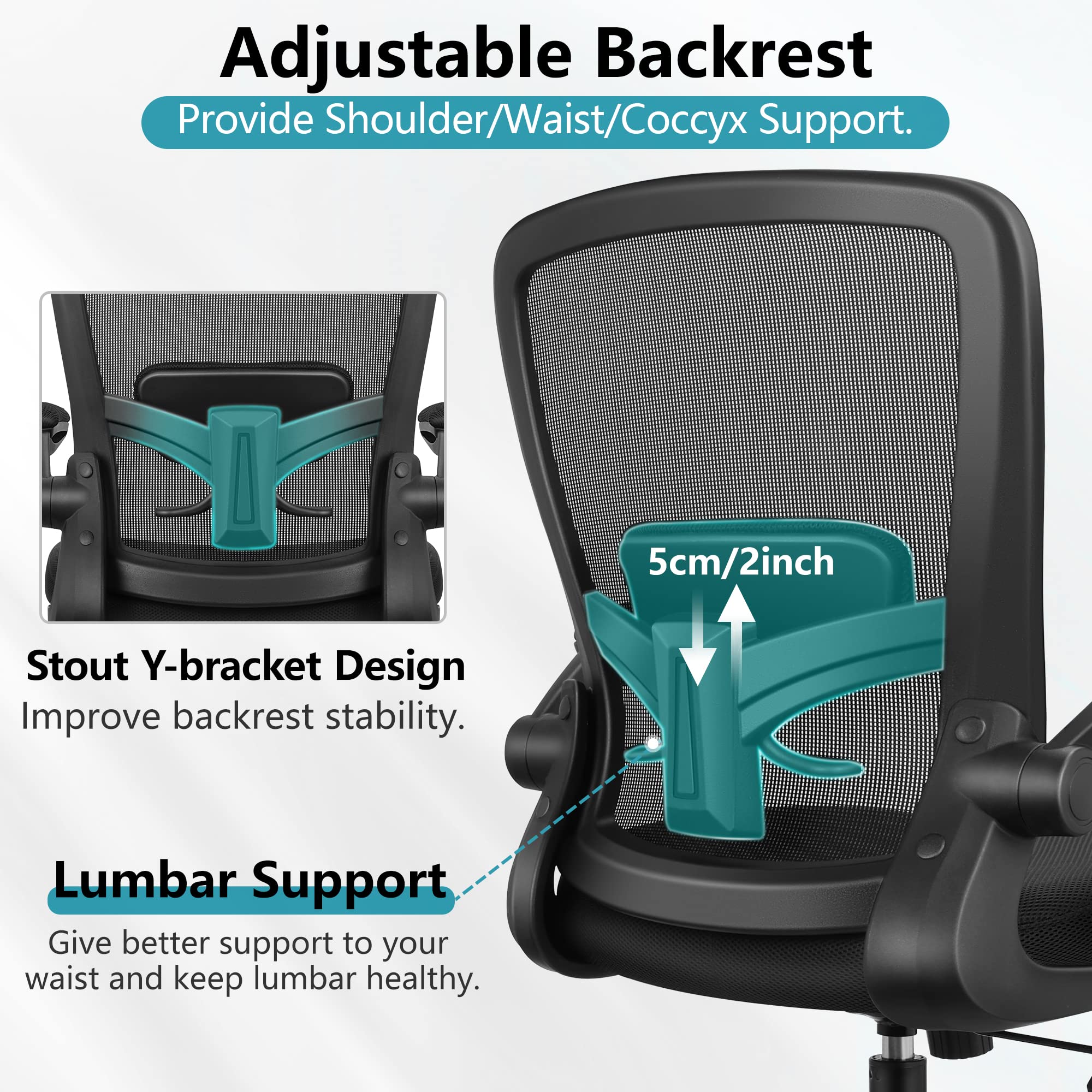 Felixking ergonomiczny siatka krzeslo biurowe z Lumbar Support