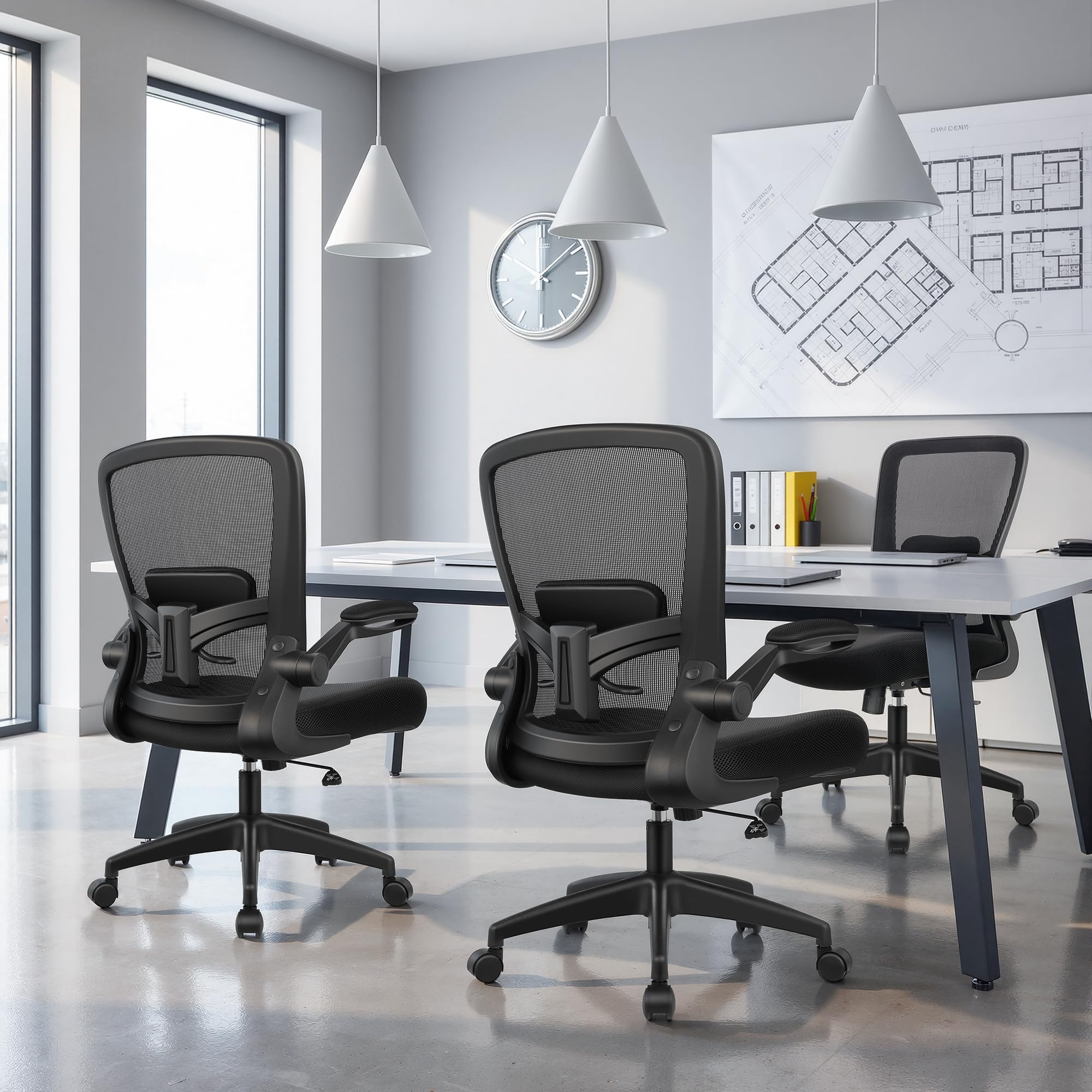 Felixking ergonomiczny siatka krzeslo biurowe z Lumbar Support