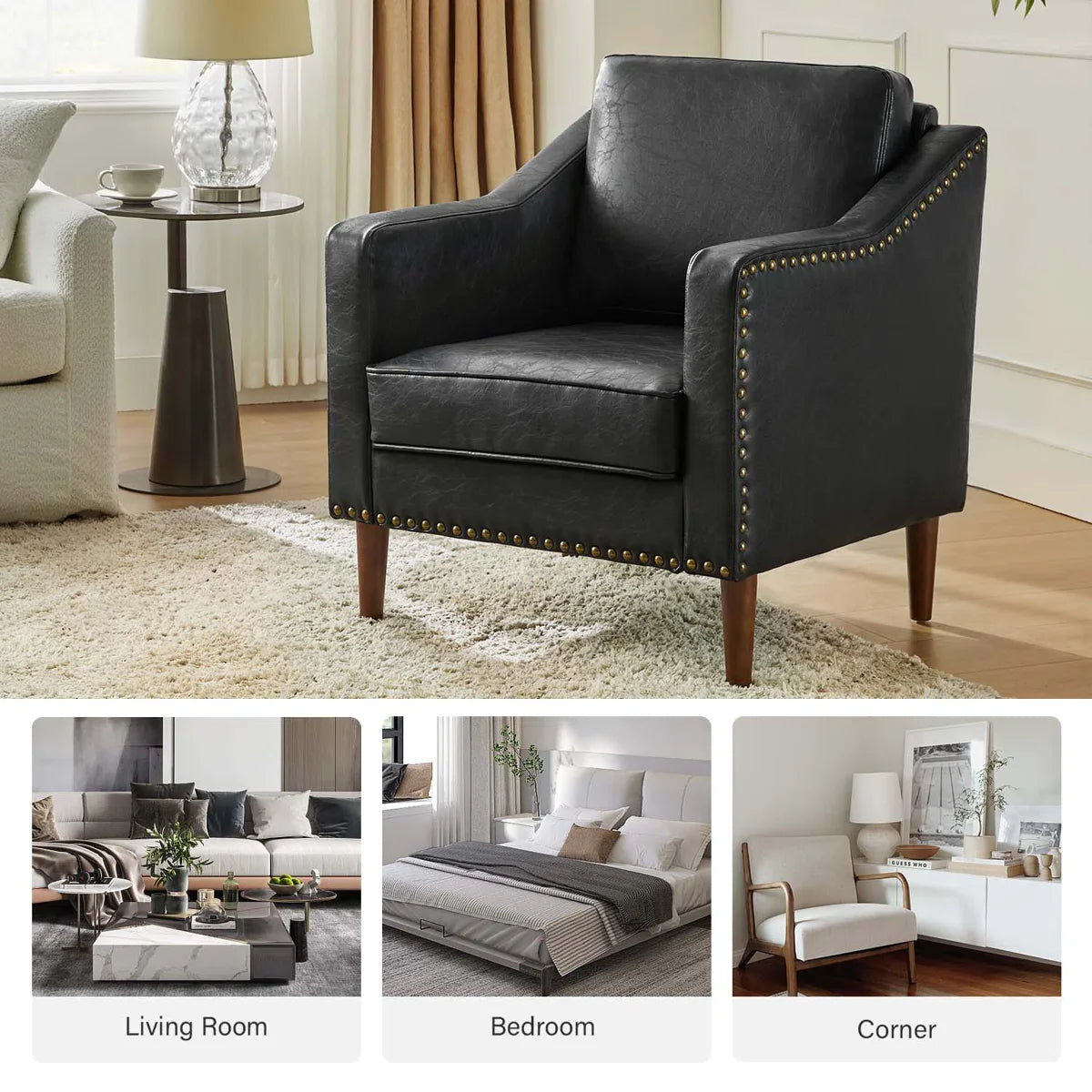 1787614330_JgRuD3tC Almetia Vegan skora Armchair z lite drewno Legs