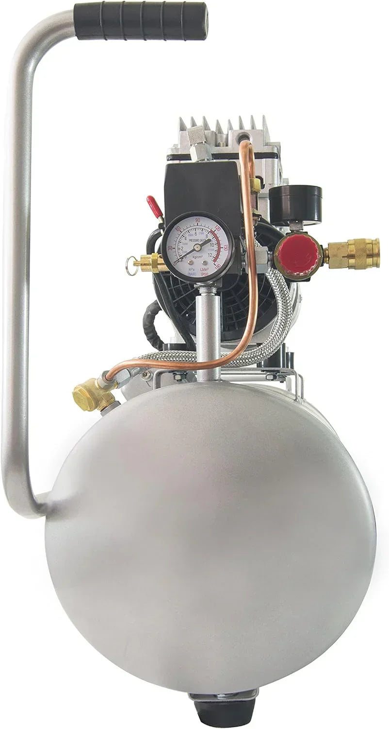 1787614808_YVivXNAj Powietrza narzędzia 8010 Ultra cichy Oil-free powietrza kompresor, 1.0 HP, 8 galon, 120 PSI, 60 Db Noise Level