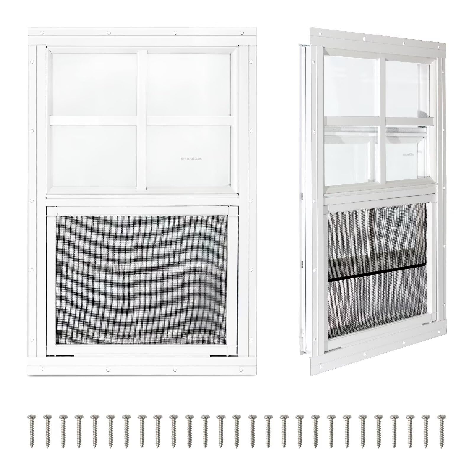Szopa, 2 pakiet 24 X 36 mały Sliding, Windows