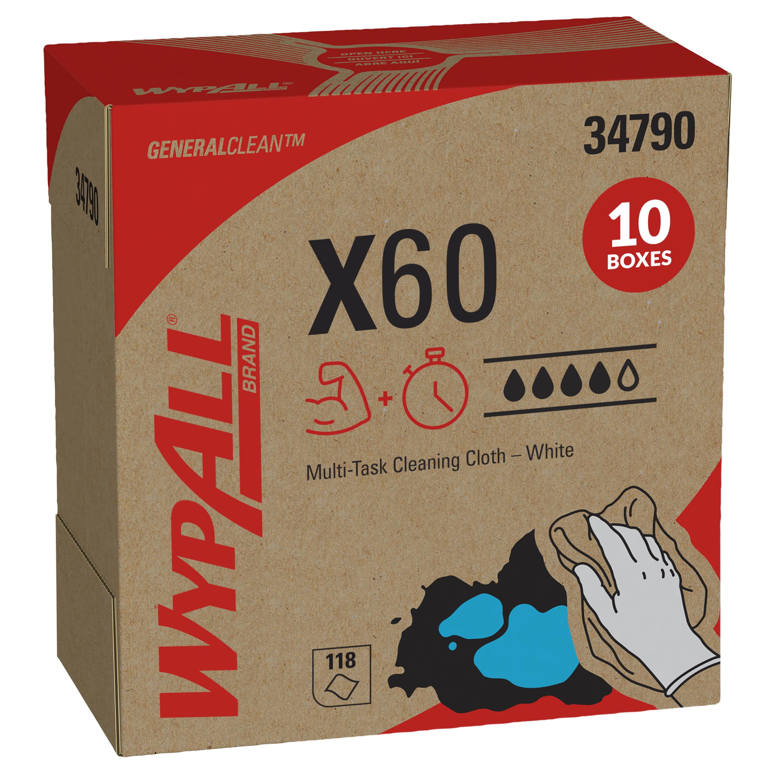 1787618261_N6cgJMOO Generalclean X60 Multi-task czyszczący Wipes z 1180 Sheets