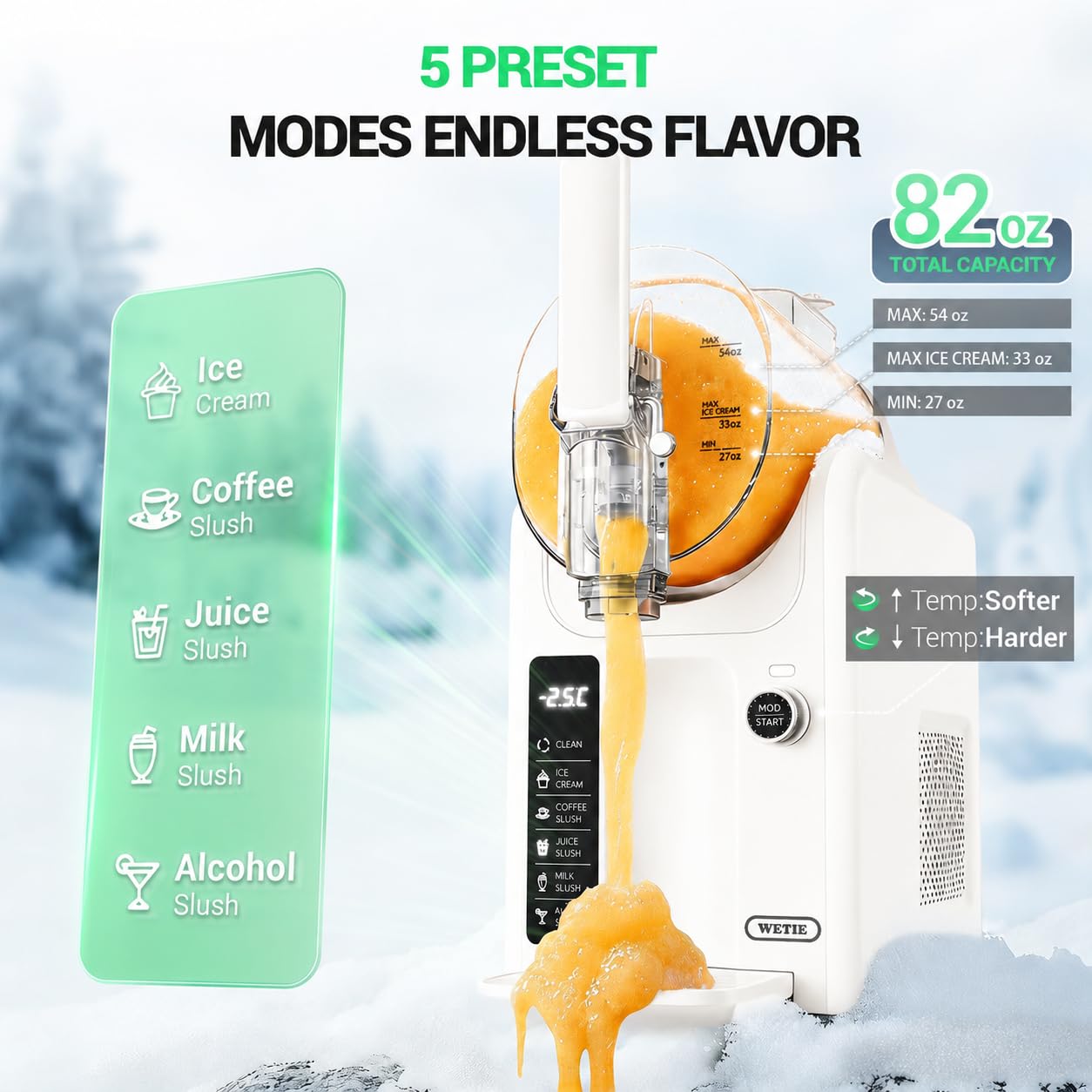 Slushie maszyna z 82oz Frozen Drink Maker