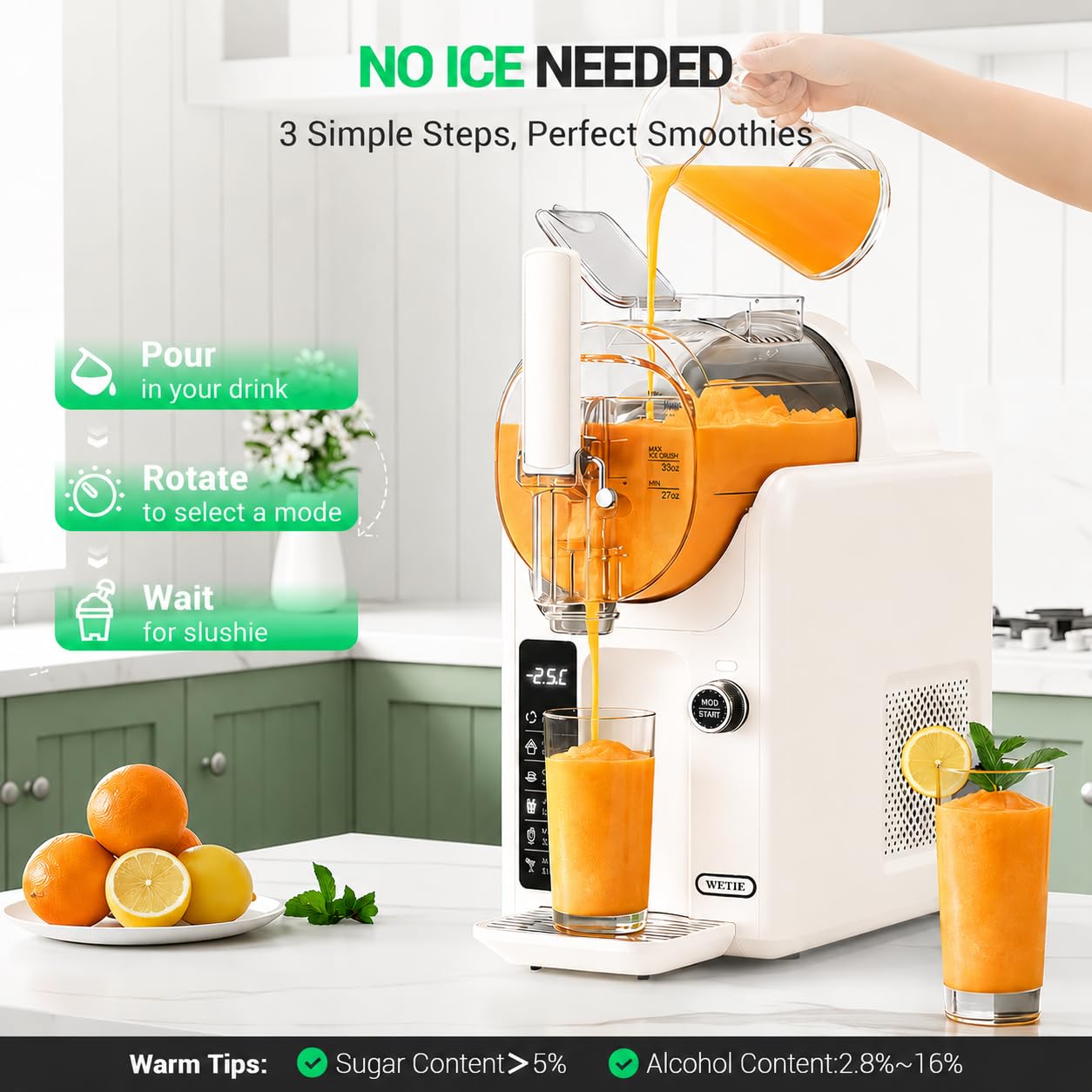 Slushie maszyna z 82oz Frozen Drink Maker
