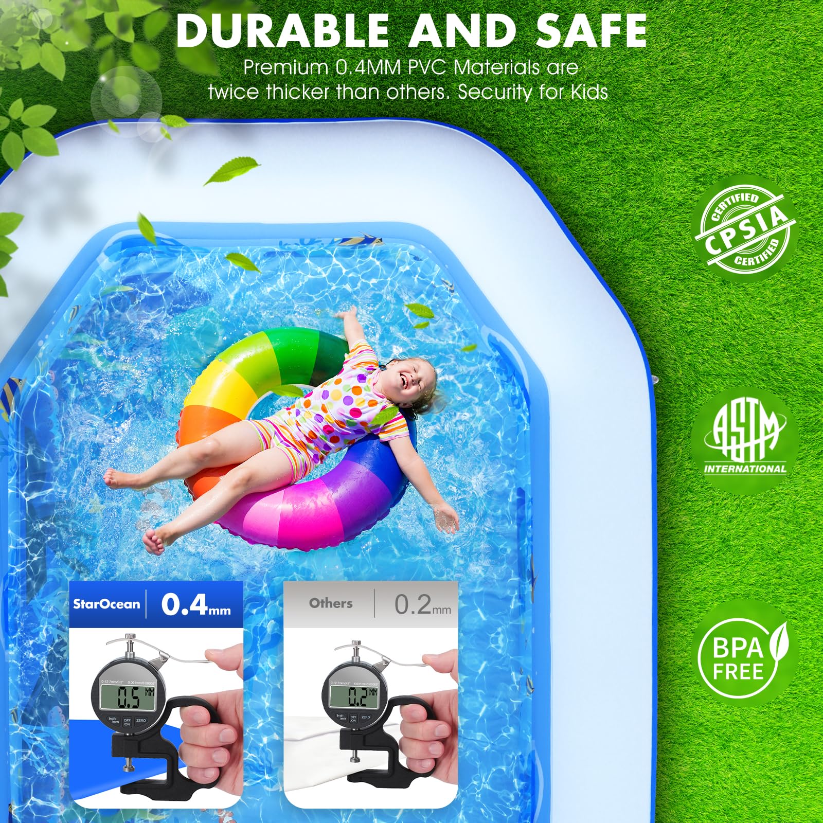 1787623510_vV4NX8SP Inflatable basen do dla dzieci zadaszenie, 126 X 75 X 25
