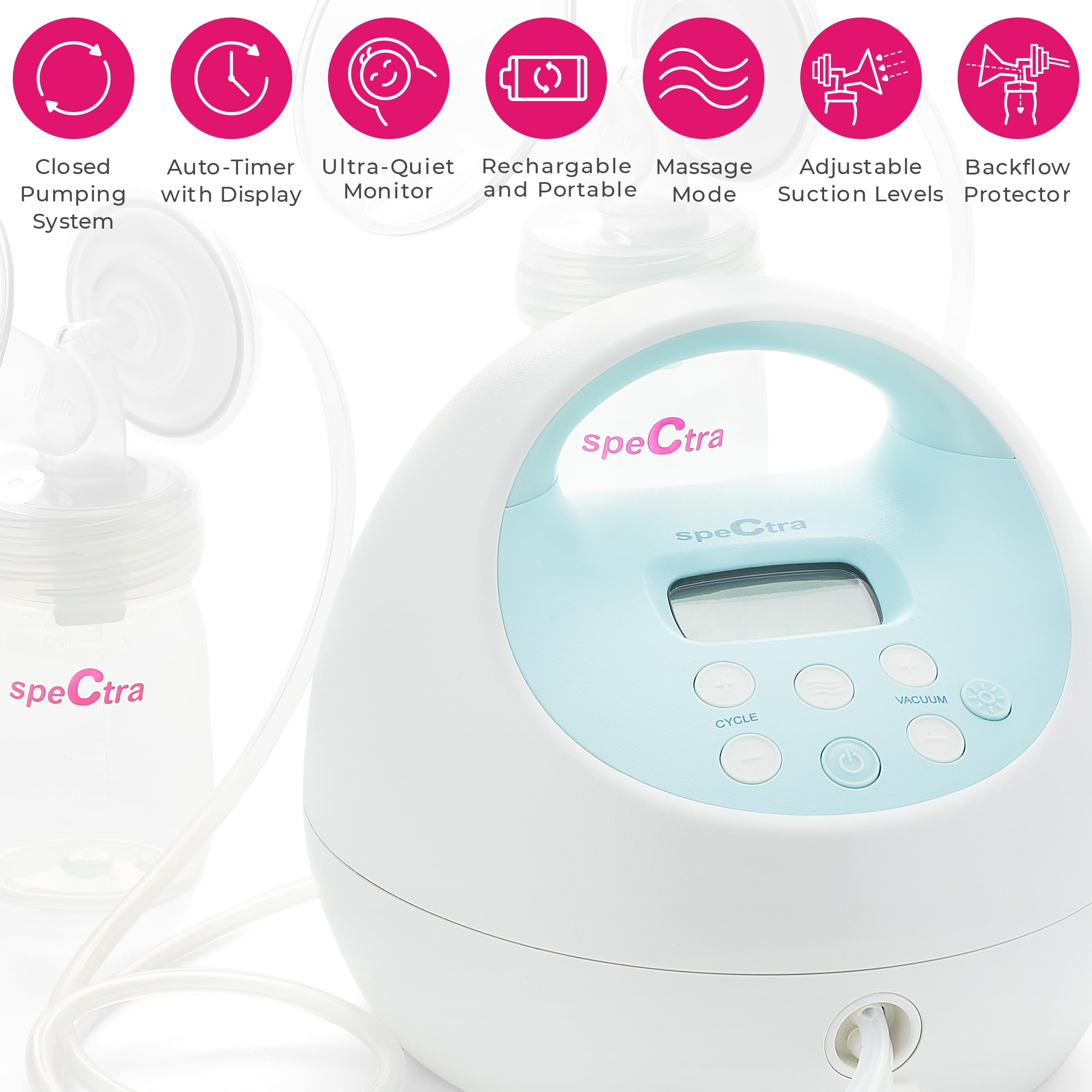 1787623695_qfoTVuSm S1 Plus elektryczny Breast Milk pompa, do Feeding