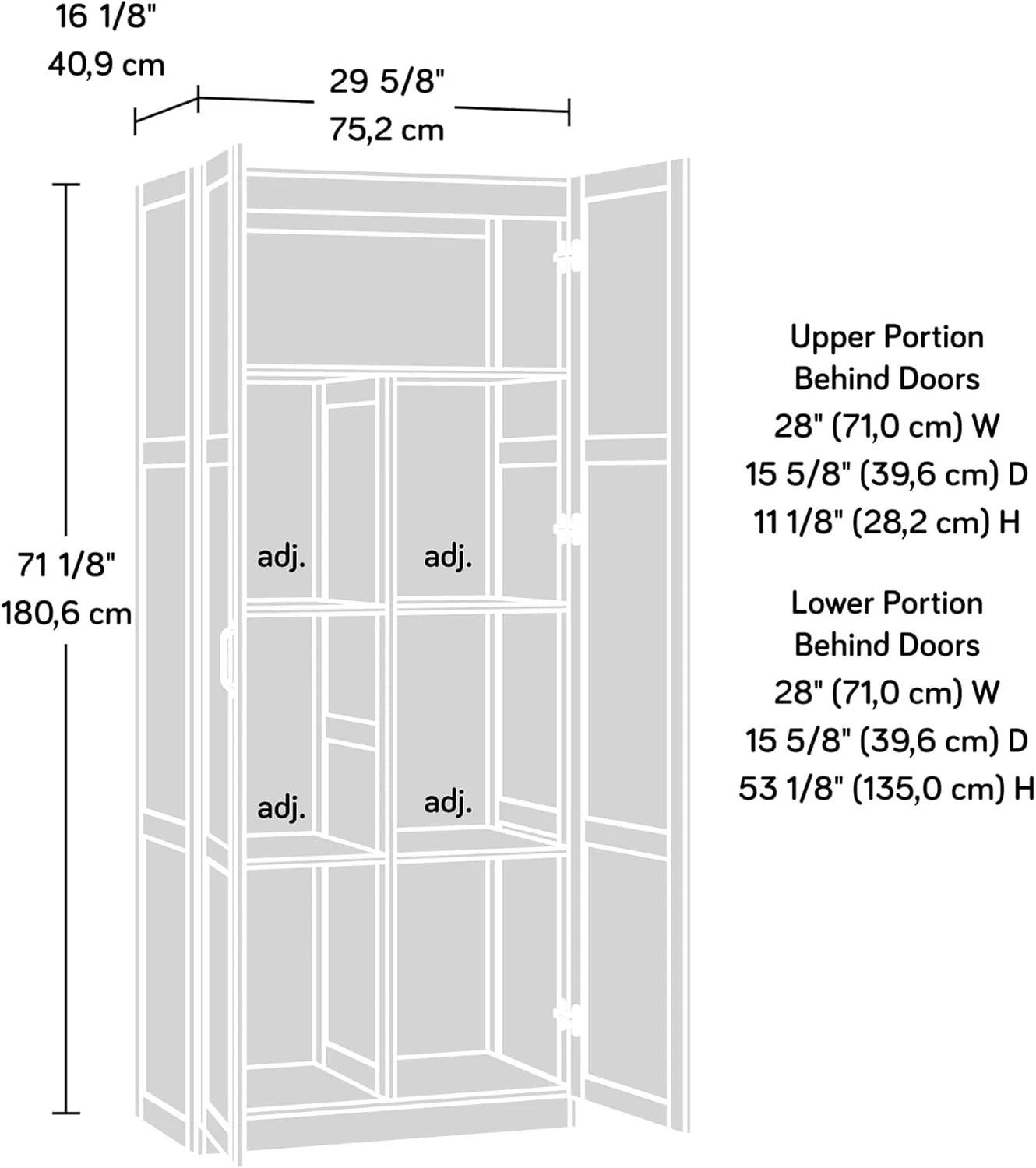 1787626058_QzsOvAEE Select magazynowy szafka, biały Finish Pantry Cabinets