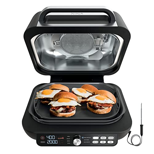 1787632265_y2s5WpSY griddle - IG651 Foodi Smart XL Pro 7 in 1 Indoor Grill/, Combo - Use Opened or Closed, Air Fry, Dehydrate and More, Pro Power Grate, Flat Top