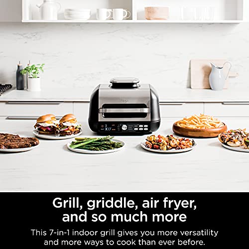 1787632276_CnmebBCQ griddle - IG651 Foodi Smart XL Pro 7 in 1 Indoor Grill/, Combo - Use Opened or Closed, Air Fry, Dehydrate and More, Pro Power Grate, Flat Top