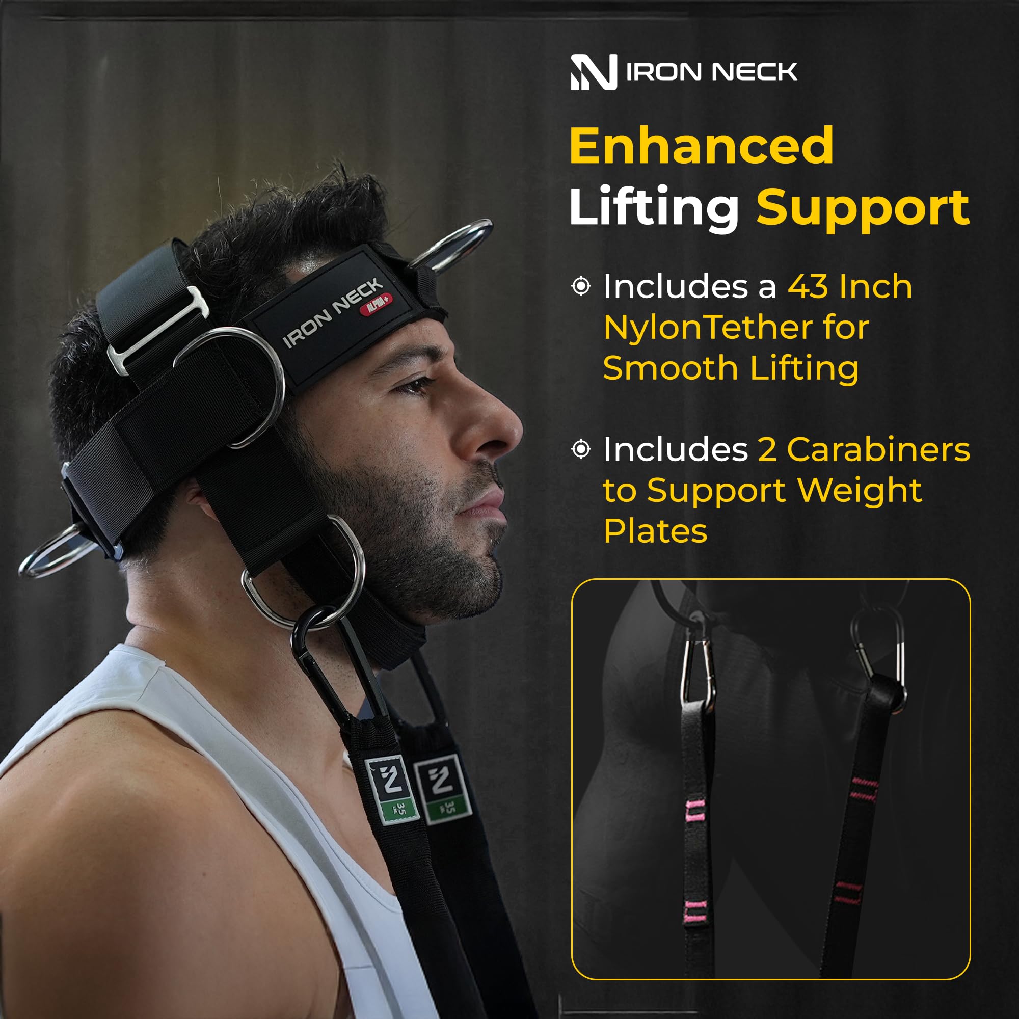 1787639317_DGMITN5K Żelazko Neck Versatile Neck Exerciser i Strengthener z Head Harness
