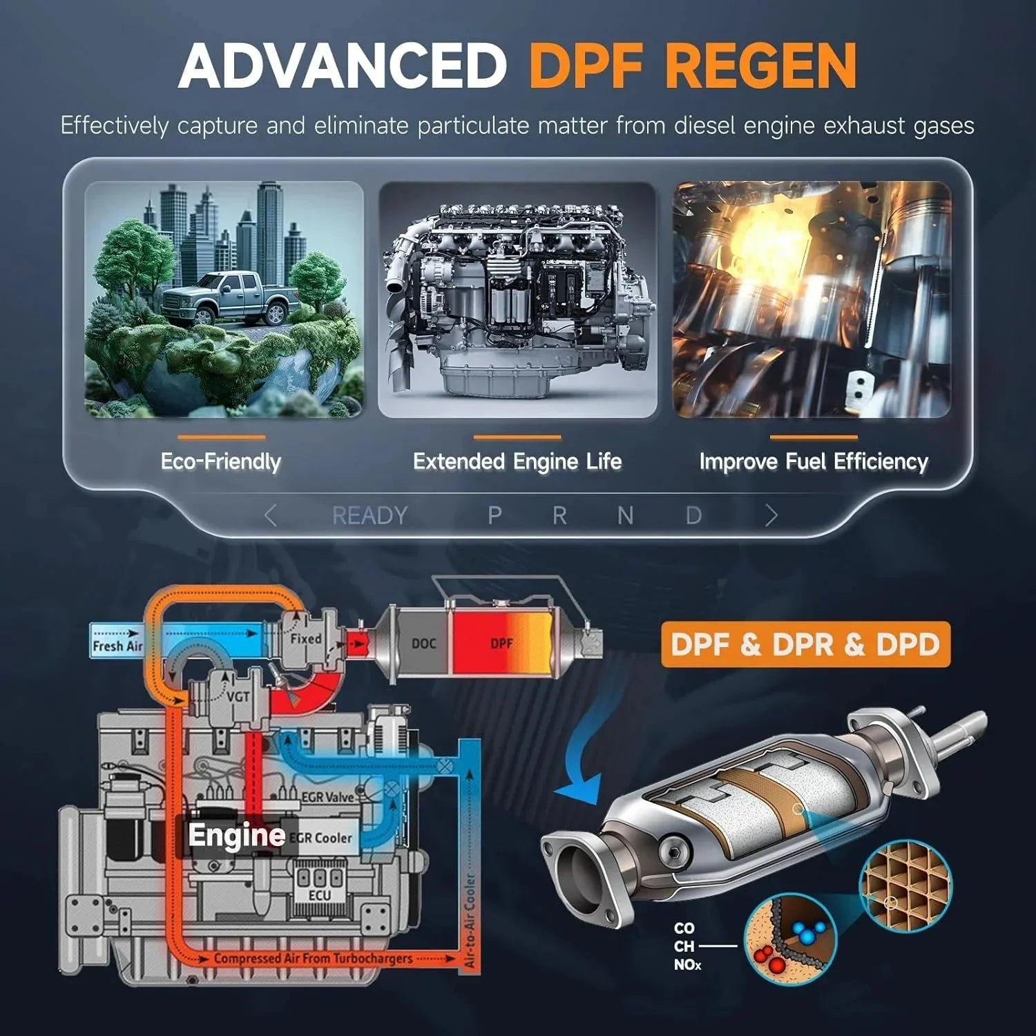 1787641942_uQCW8lYR Scanner - HD500 Heavy Duty Truck, Featuring DPF Regen/injector Cutoff/limit Setting - Full System Diesel Diagnostic Scan Tool for Cummins, Detroit
