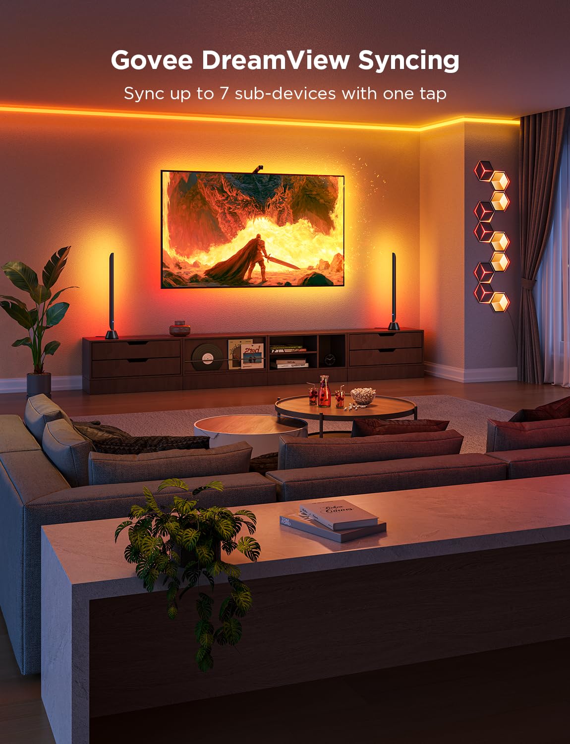 1787642963_N7kUUCcf TV Backlight 3 Lite RGBICW LED Strip do 75-85 Tvs