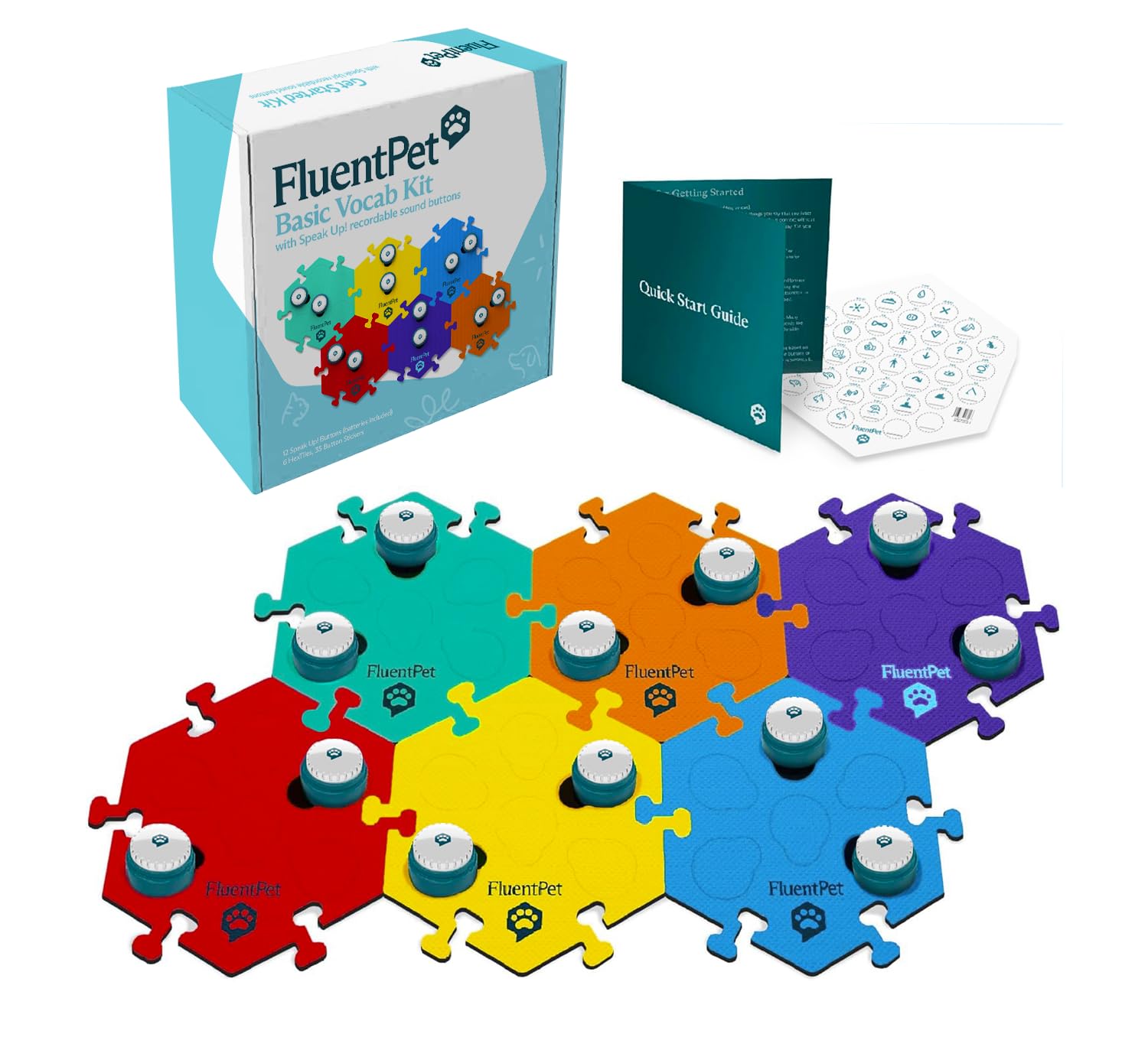 1787645175_L1FmZyyR Speak Up Key Vocab zestaw, 12 Recordable Training Buttons