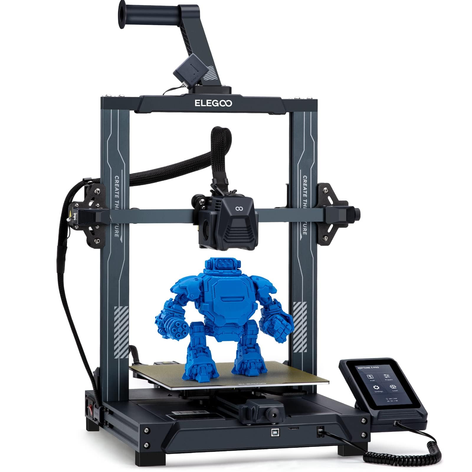 Neptune 3 Pro 3D drukarka, samochodowy Leveling i Direct napęd