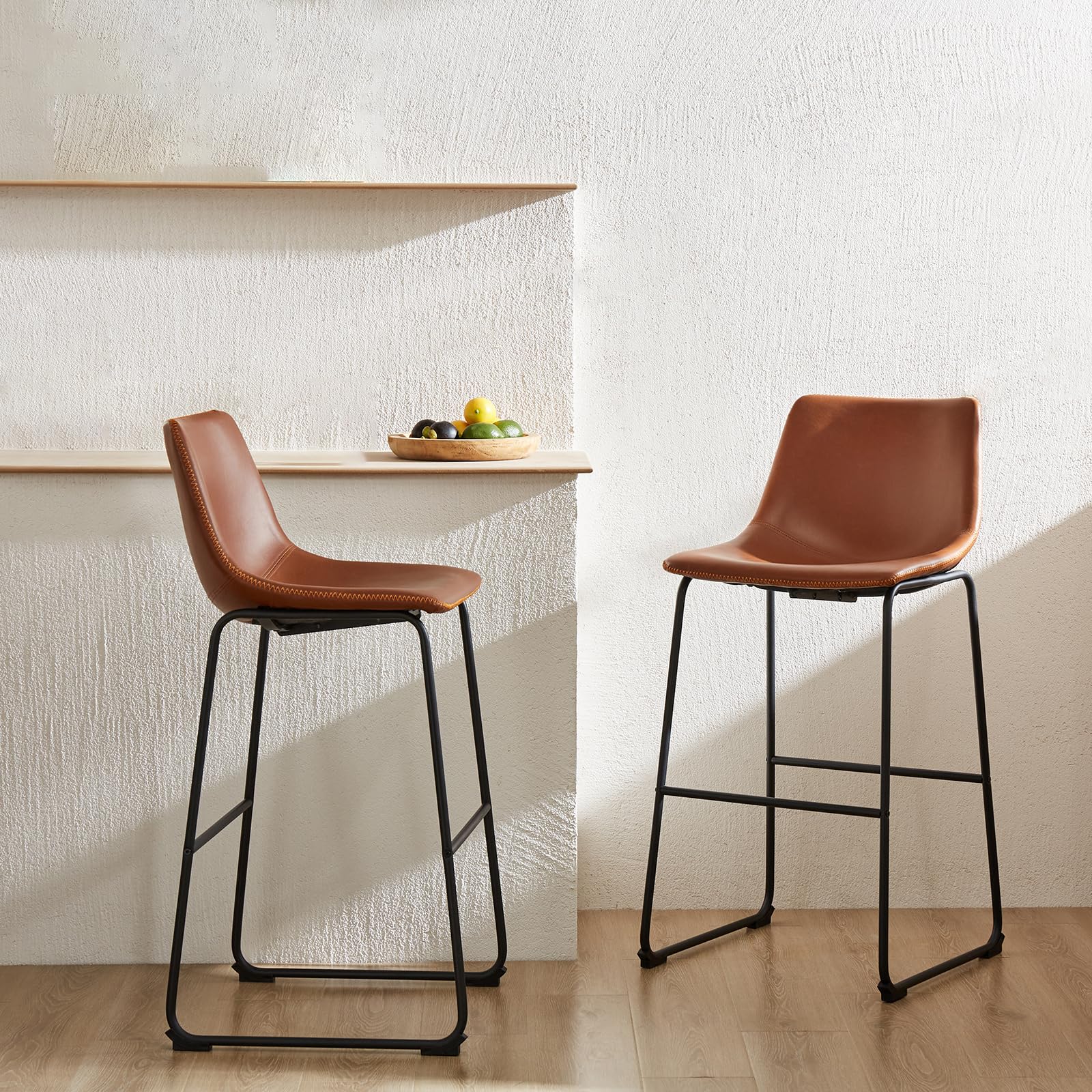 1787647367_cBexjSUI Cali nowoczesny Faux skora Bar Stools, 4, zestaw 26