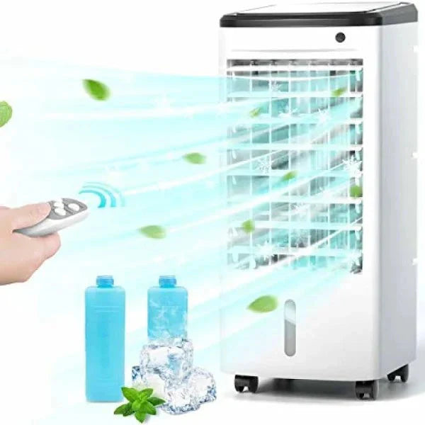 1787649676_A1WorbNB Evaporative Air Cooler - Comfyhome 3-in-1 Portable Air Conditioner, Cooling and Humidifier 3 Wind Speeds 4 Casters 65 Oscillation 12H Timmer and Re