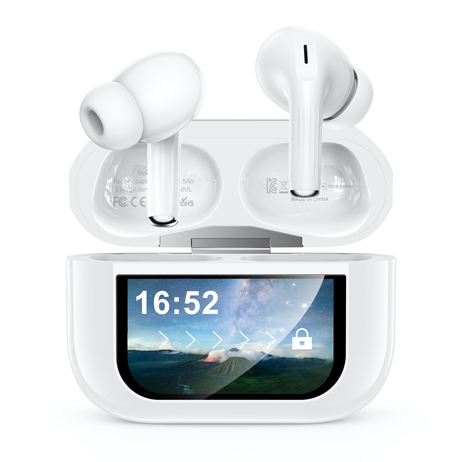 Bezprzewodowy Earbuds z Enc Noise Cancelling i 48H Playtime