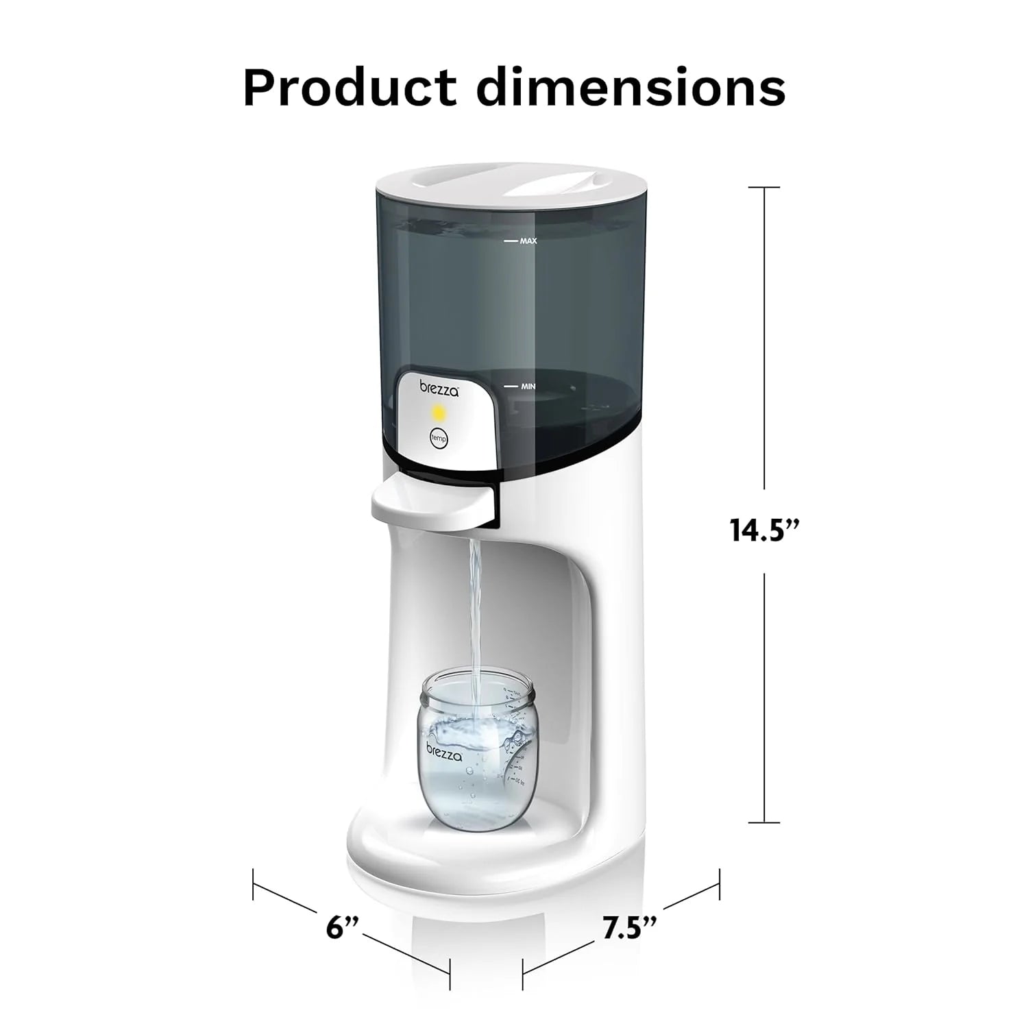 1787653796_FjvEEpBB Bottle, Instant dziecięcy, Warmer, Fast 3-Temp wody Warmer