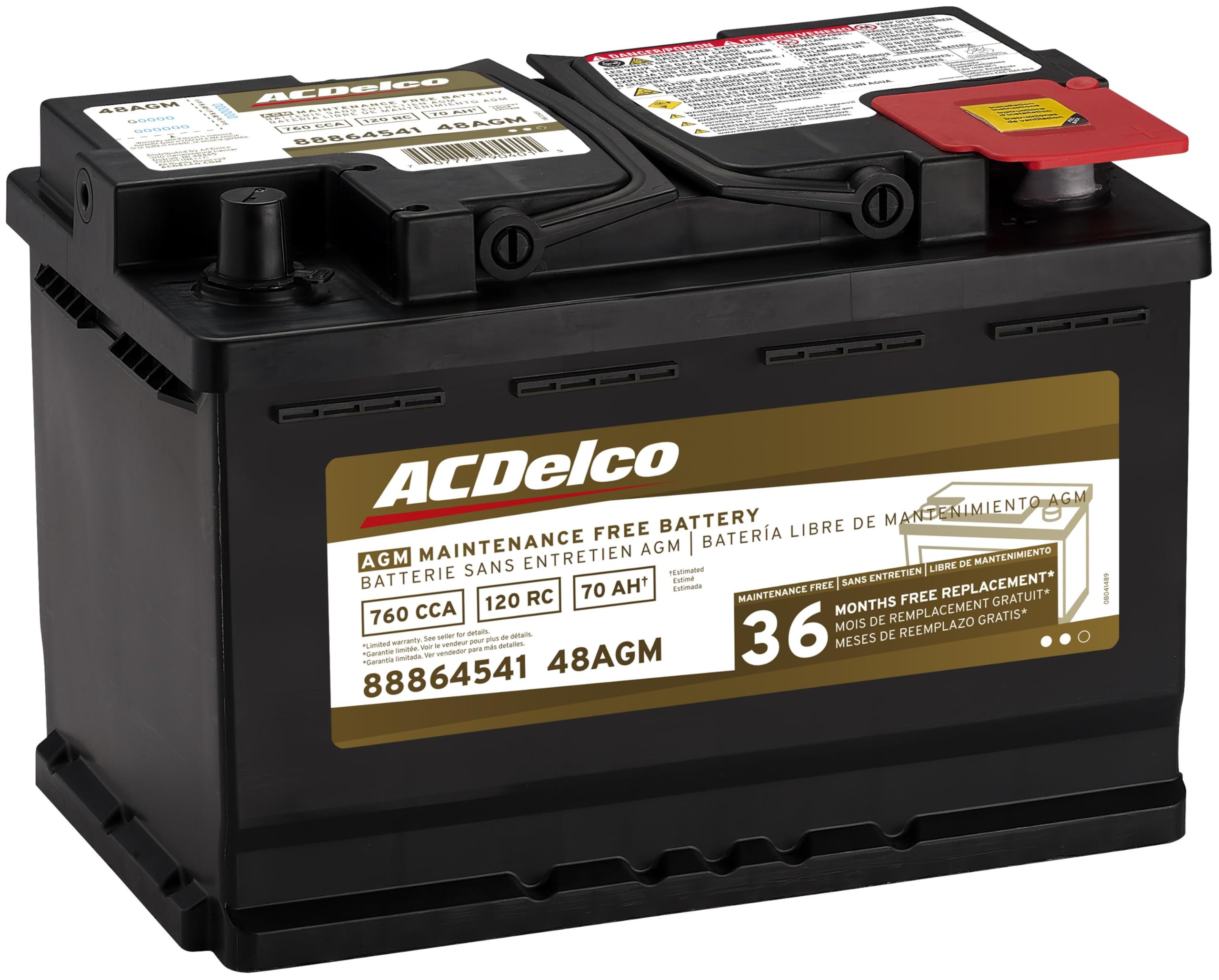1787655991_nRVcacNH Złoty 48AGM Bci Group 48 akumulator, 36 Month Warranty