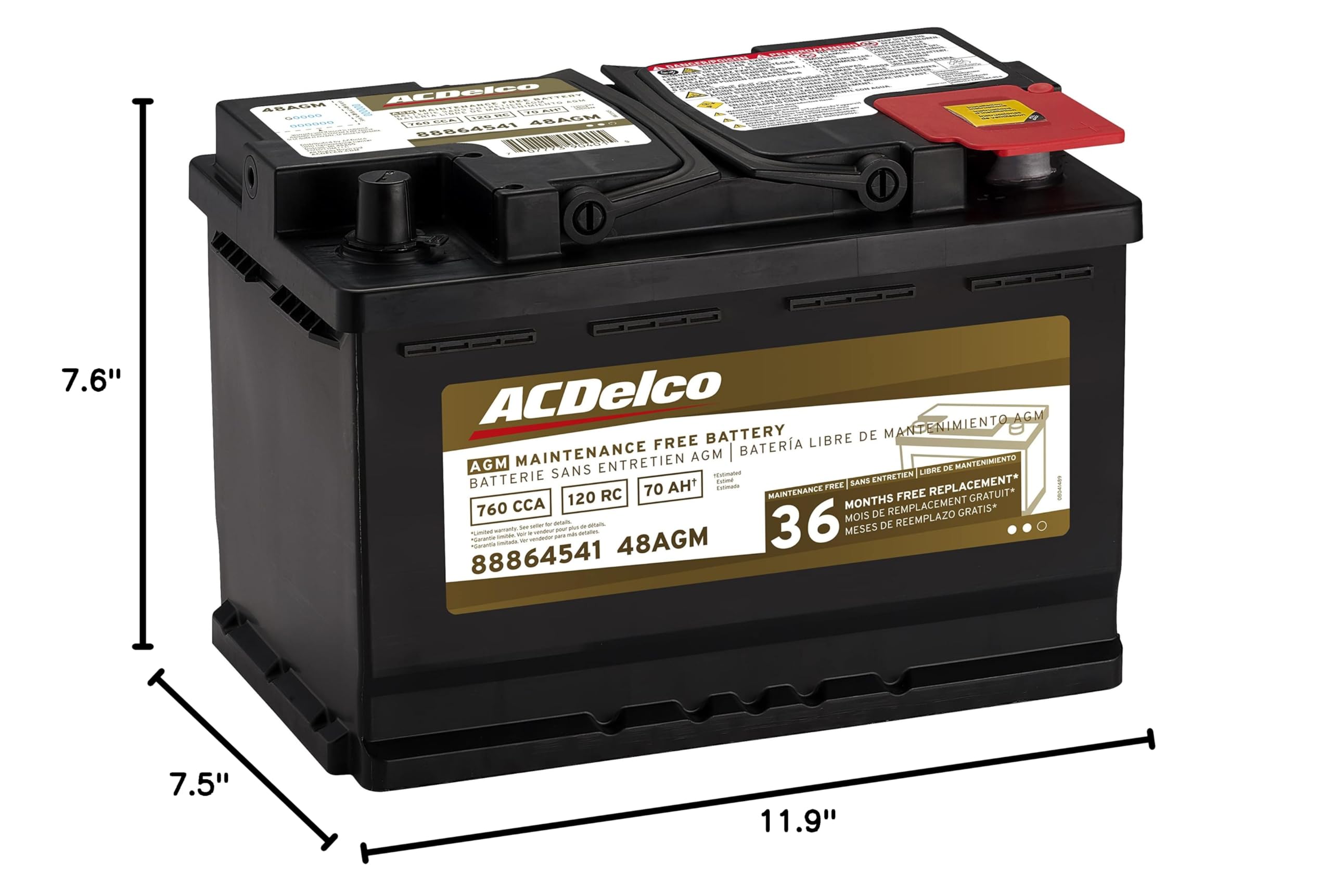 1787656009_ZE2ZcShy Złoty 48AGM Bci Group 48 akumulator, 36 Month Warranty