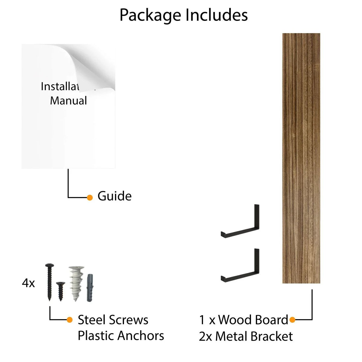 1787656486_MST4Hc4O Shelf - 60 Inch - 9.25-inch Deep, Floating Shelves, Wall Shelves for Living Room, Wall Storage Shelving
