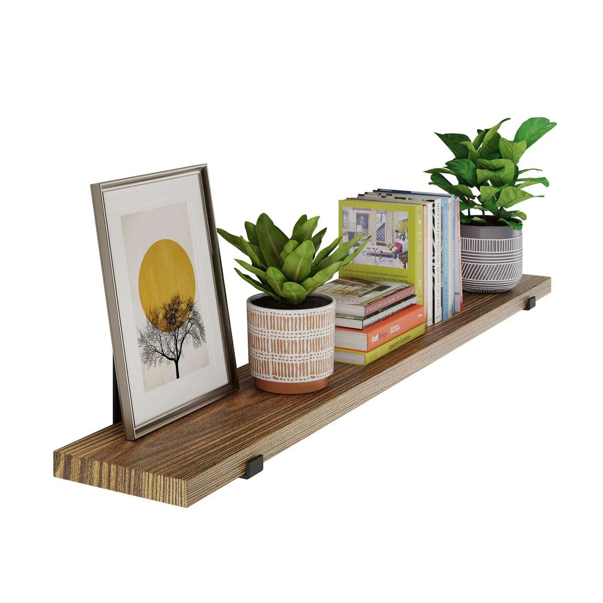 1787656501_Mhd62jEb Shelf - 60 Inch - 9.25-inch Deep, Floating Shelves, Wall Shelves for Living Room, Wall Storage Shelving