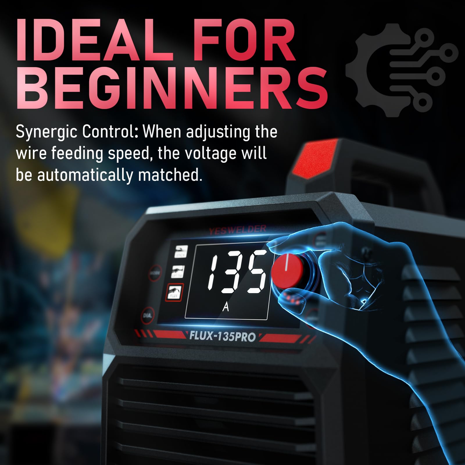 1787658057_CWl2OOPF 3-in-1 MIG Welder, 135A, Synergic sterowanie