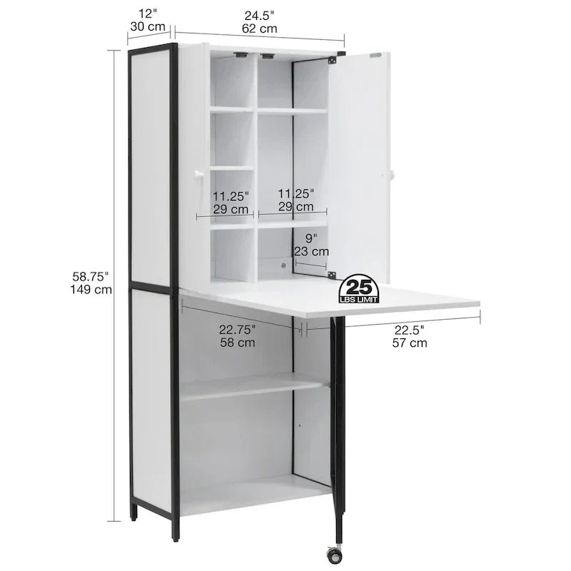 1787684134_mlIQWMMG Versatile Craft Armoire z składany Desktop do Sewing i domowy biurowy użytku