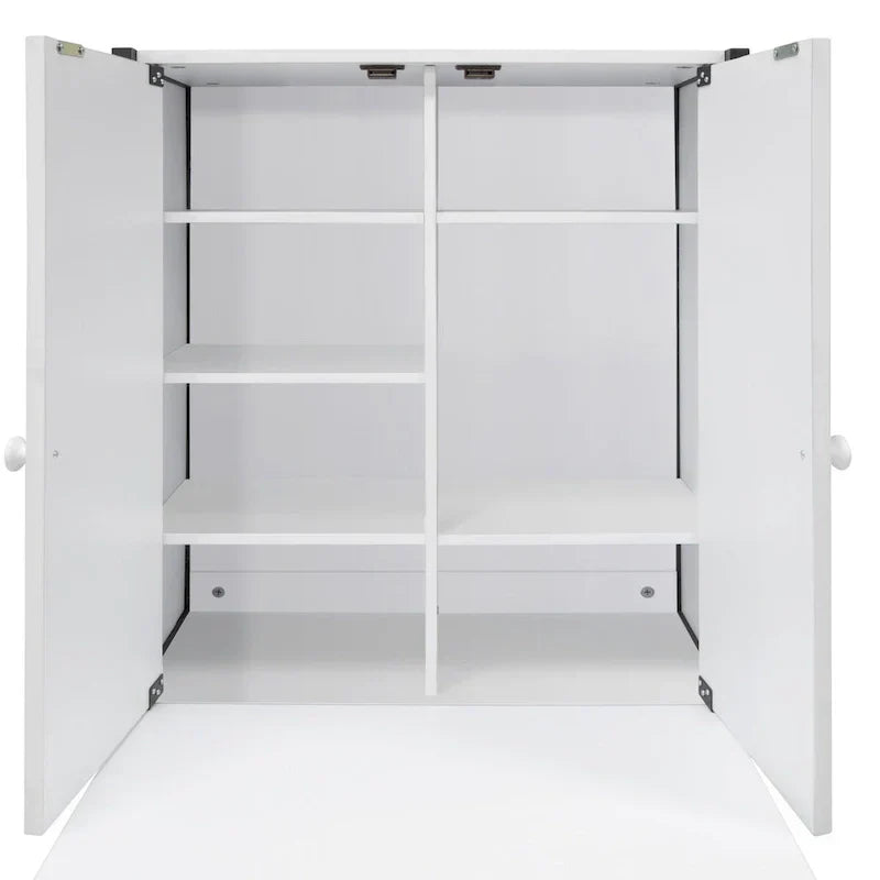 1787684183_PIapaIDN Versatile Craft Armoire z składany Desktop do Sewing i domowy biurowy użytku