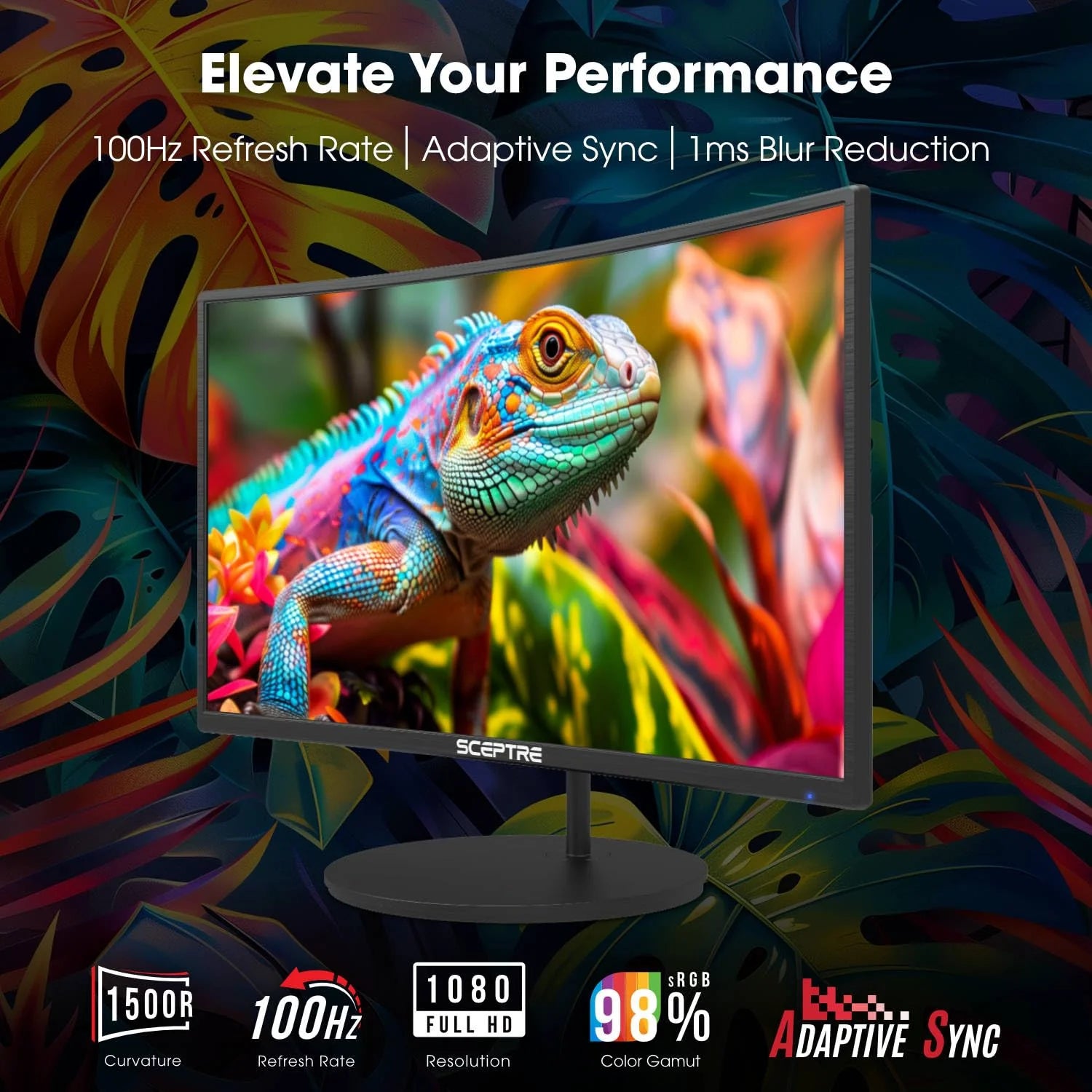 1787685293_jNVnujNU Gamingowy monitor, Curved 27-cali 100Hz, 1080p HDMI