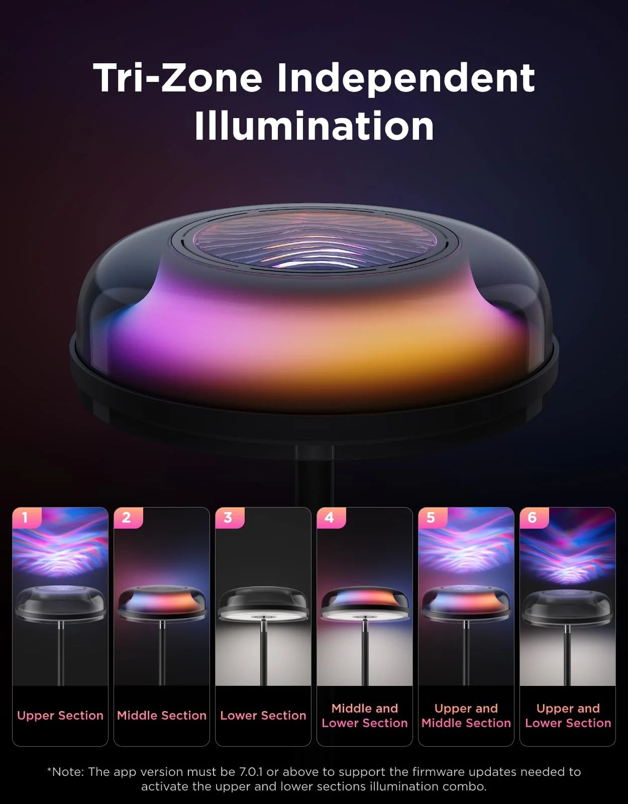 1787688409_8oNk9sTn Uplighter lampa stojaca z RGBIC Ripple projektor