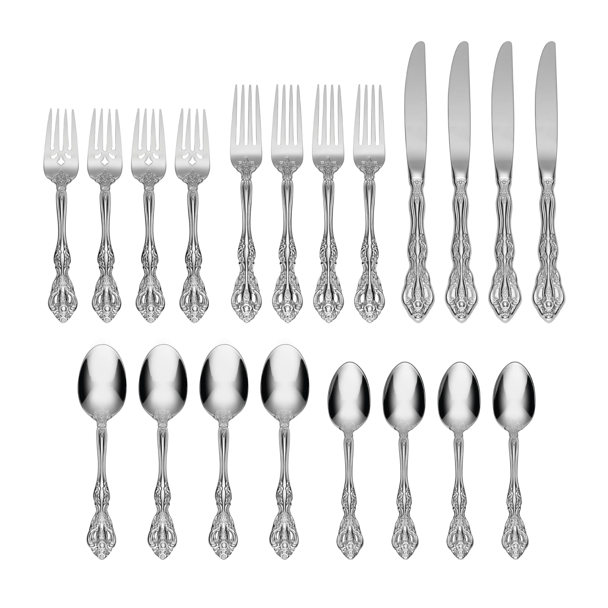 Michelangelo 20-elementowy Silverware zestaw, do 4