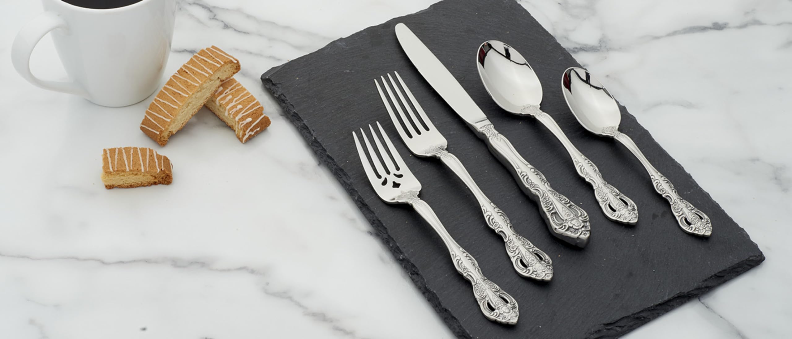 Michelangelo 20-elementowy Silverware zestaw, do 4