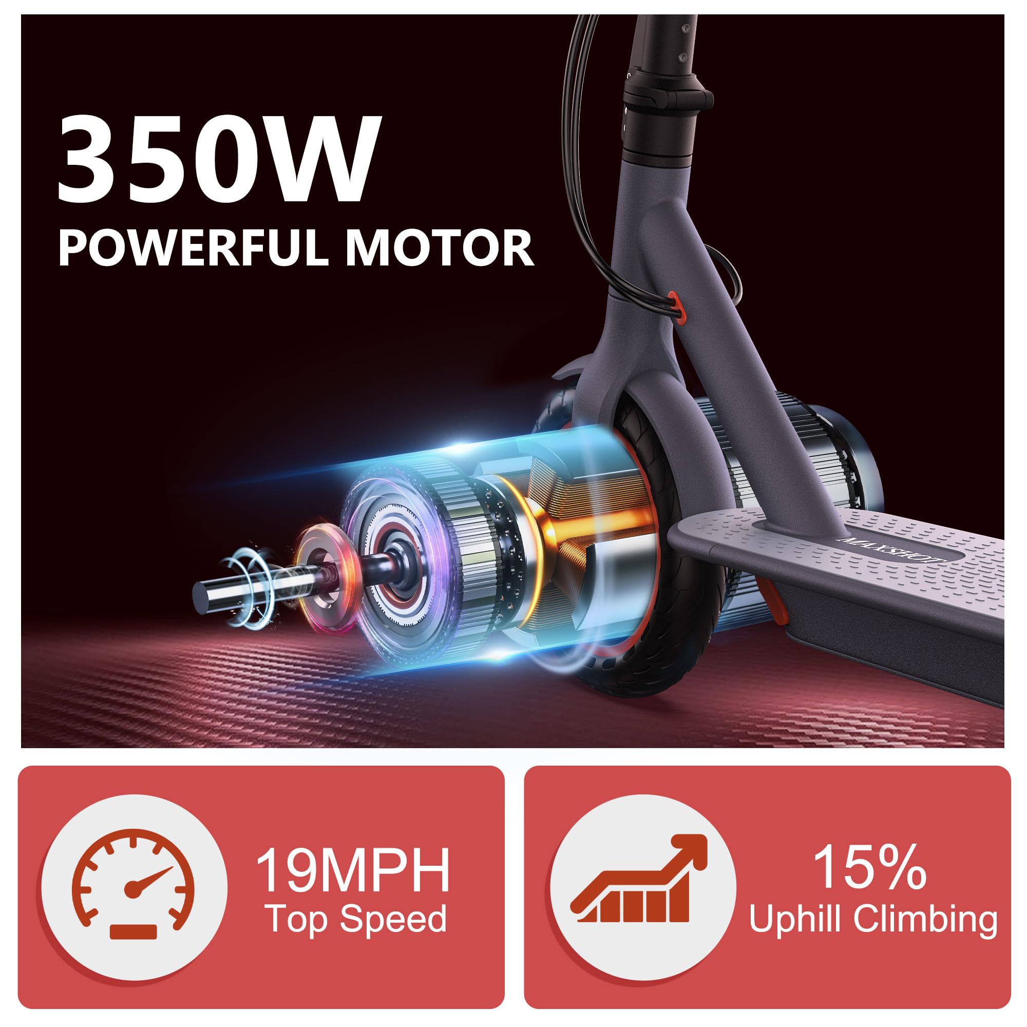 1787694983_UJYTHFjK Elektryczny do doroslych hulajnoga, 350W, 19Mph, 28 Miles