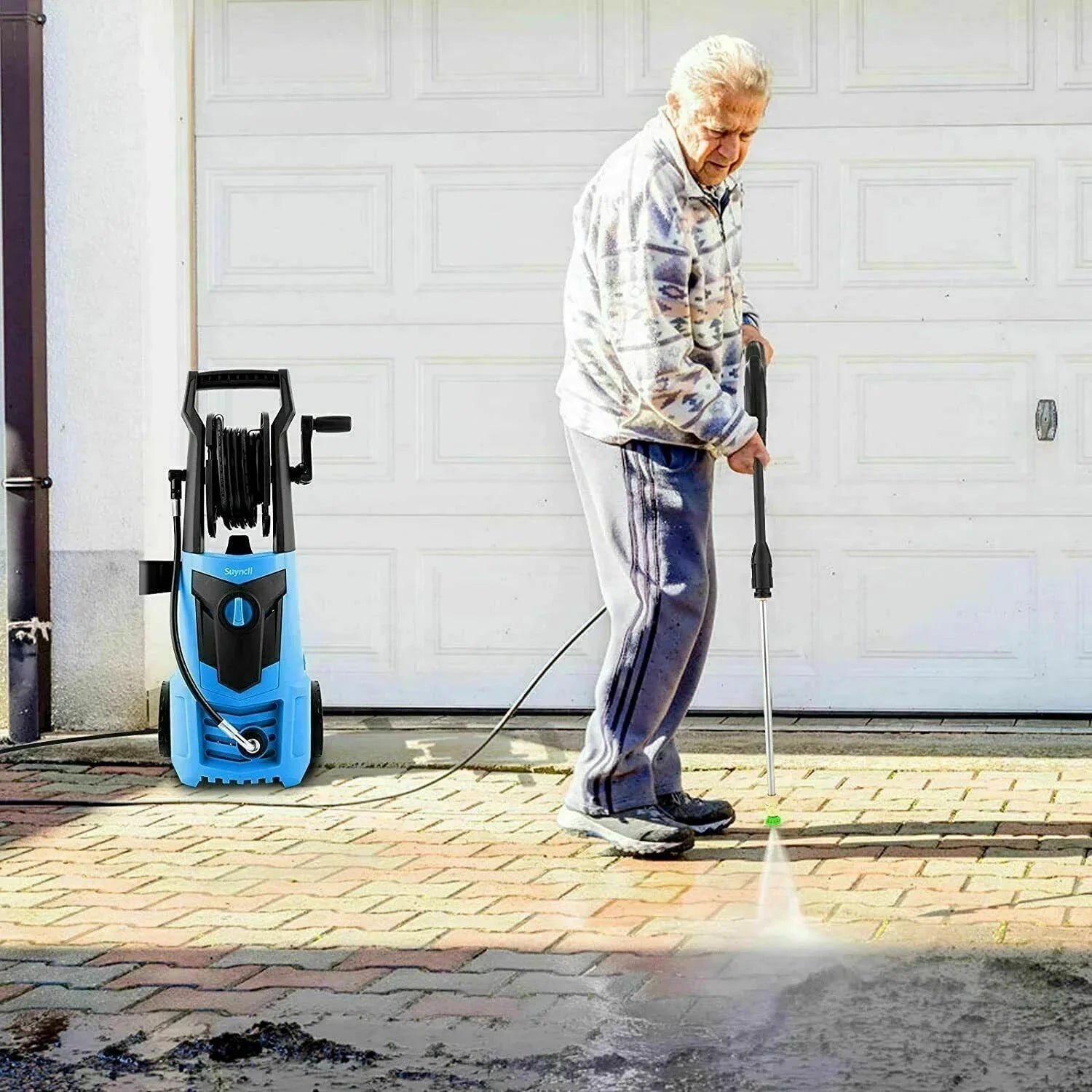 Suyncll elektryczny myjka ciśnieniowa 3000PSI, 2.4GPM wysoki moc myjka czyścik nowy