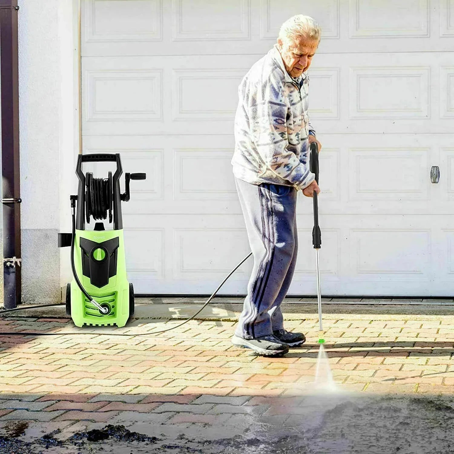 Suyncll elektryczny myjka ciśnieniowa 3000PSI, 2.4GPM wysoki moc myjka czyścik nowy