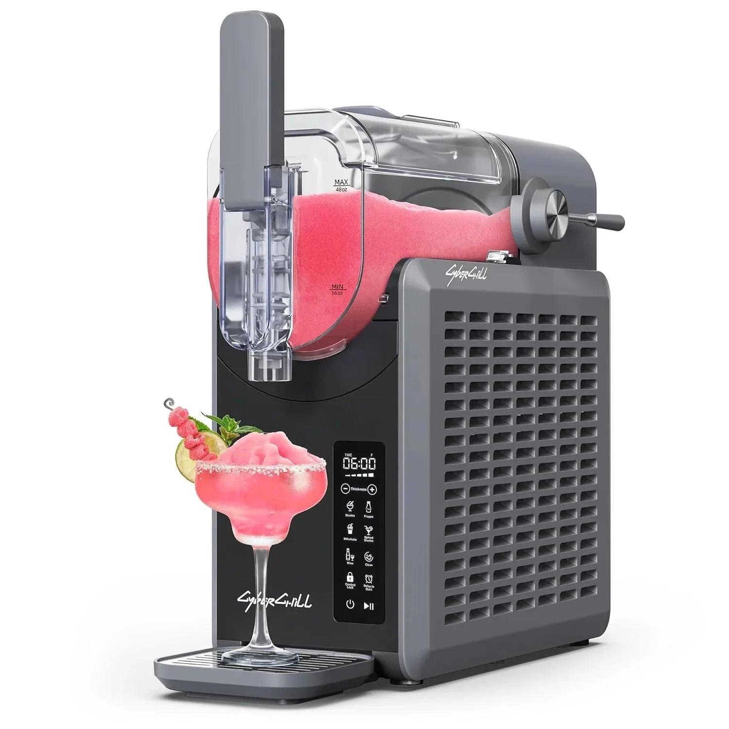 1787700968_u3i8wQEb Slushie Machine Featuring Professional Frozen Drink Maker No Ice Needed- 70 Oz Slushy Machine for Home with LED Display, One-touch Reservation and 6 Pre-set